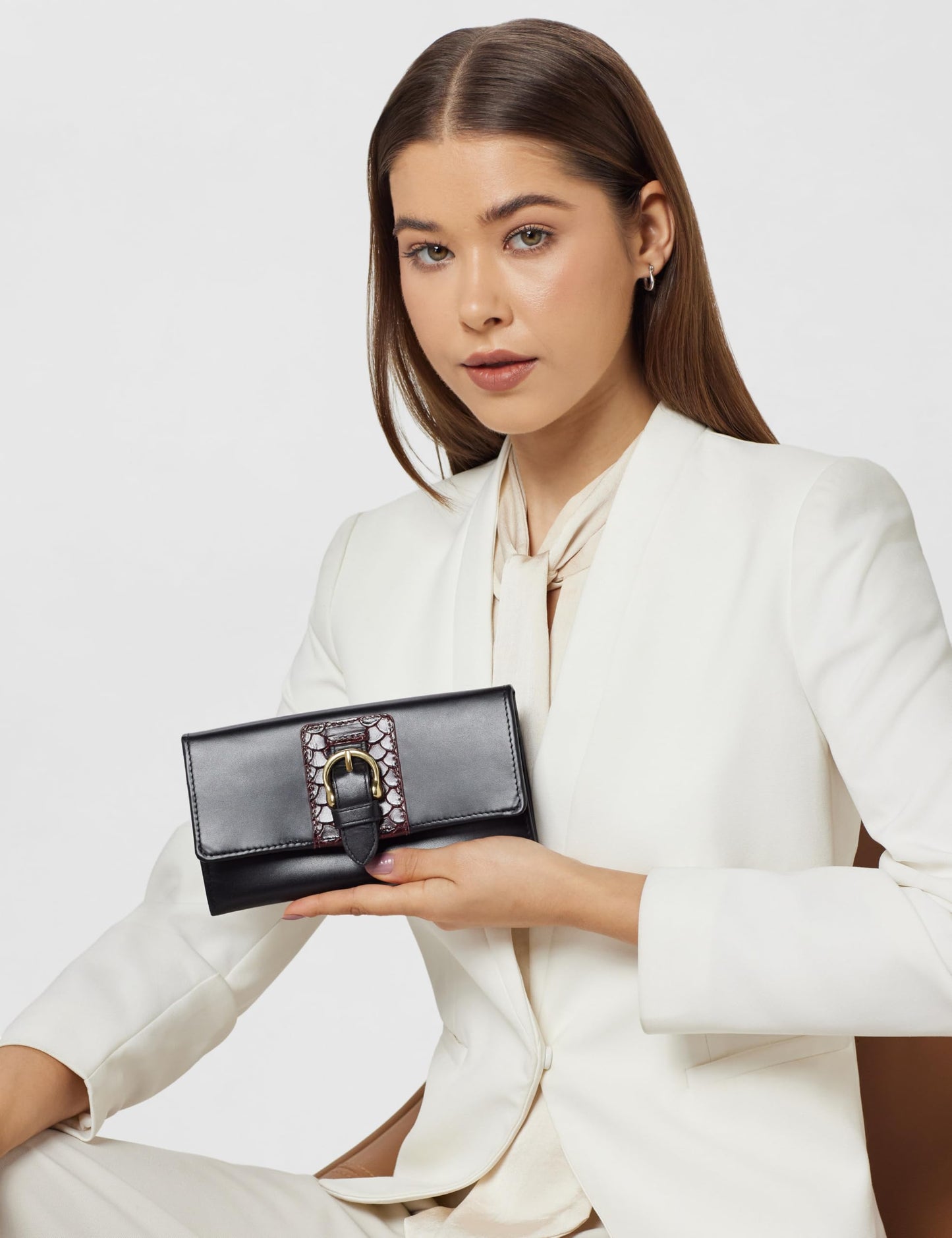 Hidesign Women Wallet (Black)