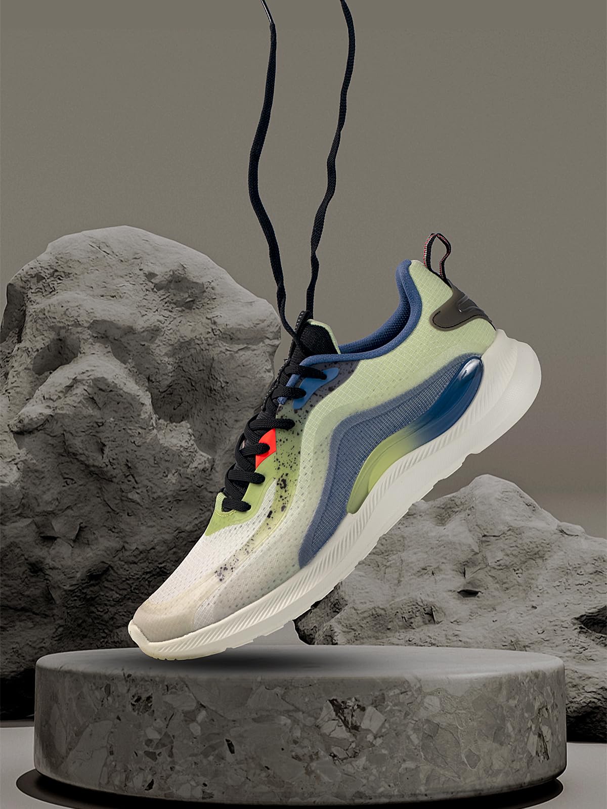 XTEP Jelly Green,Purple Blue Running Shoes for Men Euro- 40