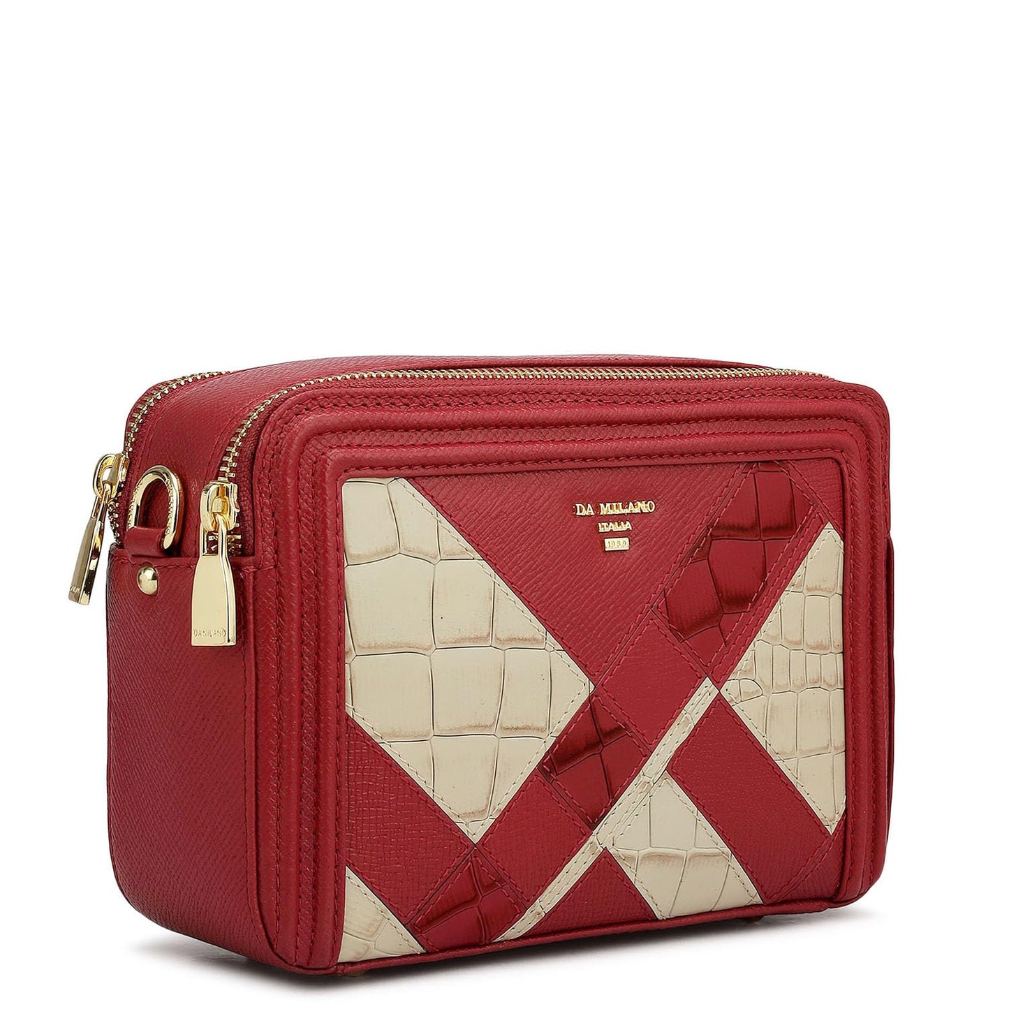 Da Milano Small Leather Sling - Purple (02065)