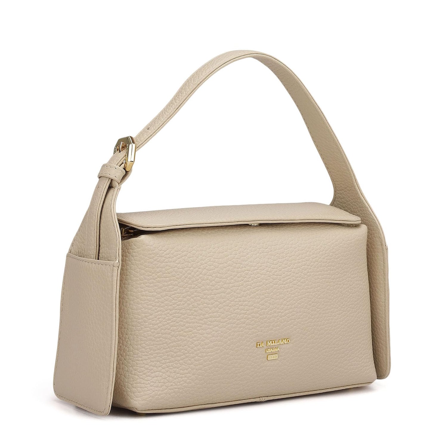 Da Milano Women's Leather Sling Bag - Dove