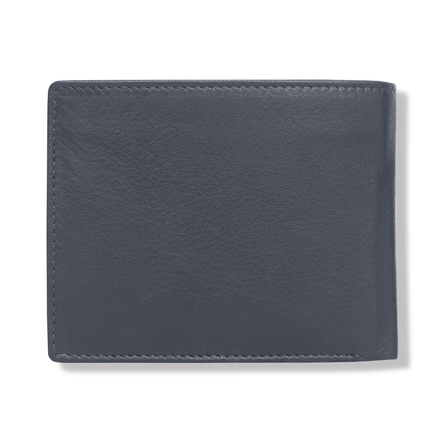 KARA Blue Genuine Leather Wallet for Men I Slim Bifold Men's Leather Wallets with Coin Pocket and Card Holder Slot