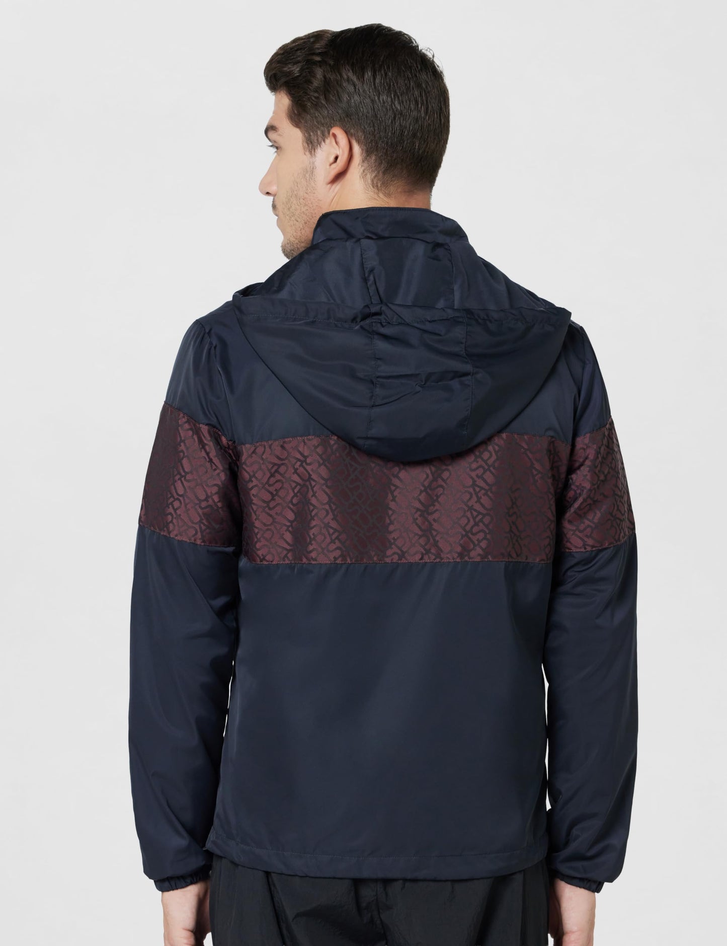 U.S. POLO ASSN. Men's Polyester Standard Length Light Weight Jacket with Hood