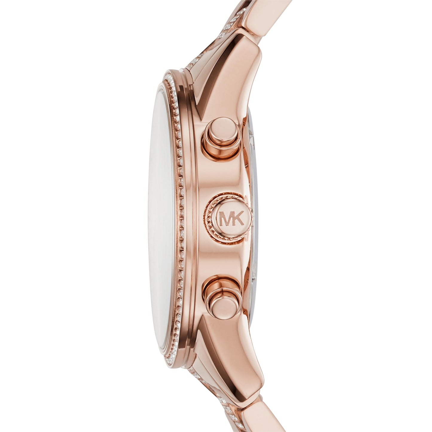 MICHAEL KORS Women Ritz Rose Gold Dial Stainless Steel Chronograph Watch - MK6485 (206685205, Not assigned, Not assigned)