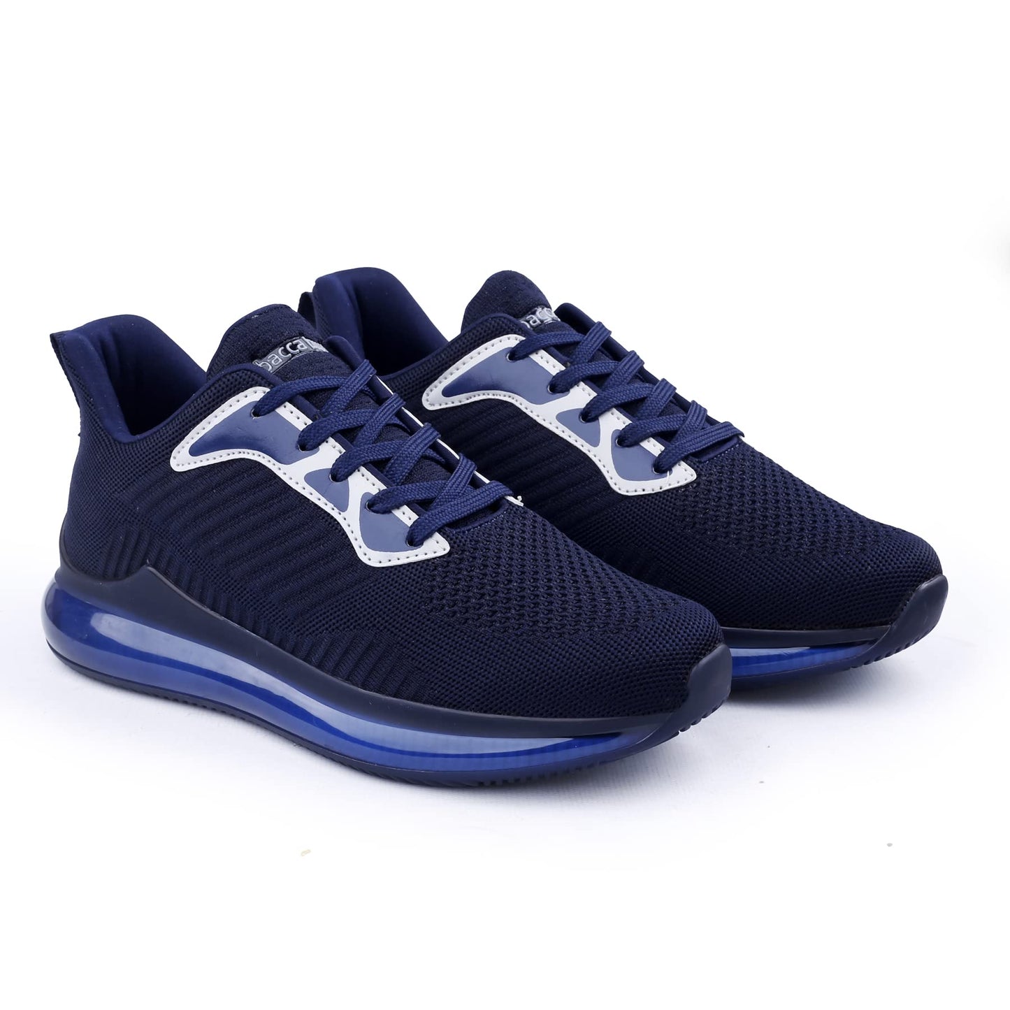 Bacca Bucci KARVA Men Lifestyle Lace-up Sports Sneakers for Men for Outdoor Sports & Training | with Air Bounce Comfort Outsole - Blue