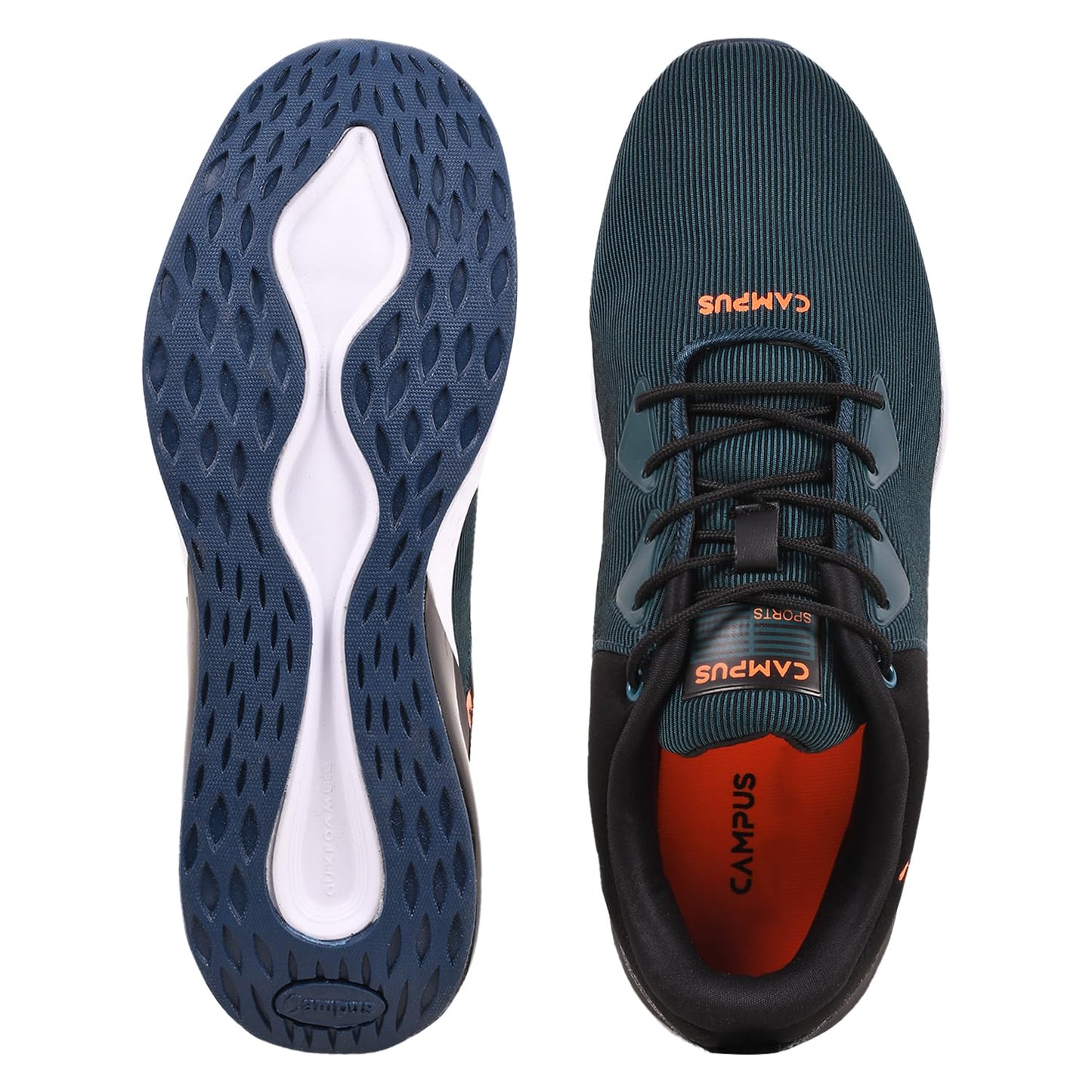 Campus Men's Milan BT.GRN/ORG Training/Gym - 6UK/India 5G-684