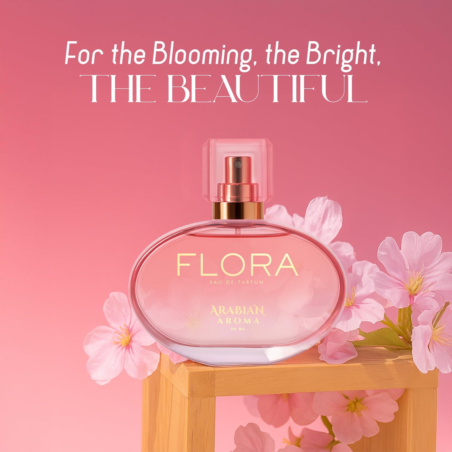 Arabian Aroma Flora Perfume Eau de Parfum - Long Lasting Perfume for Women – Womens Perfumes Long Lasting – 50ml