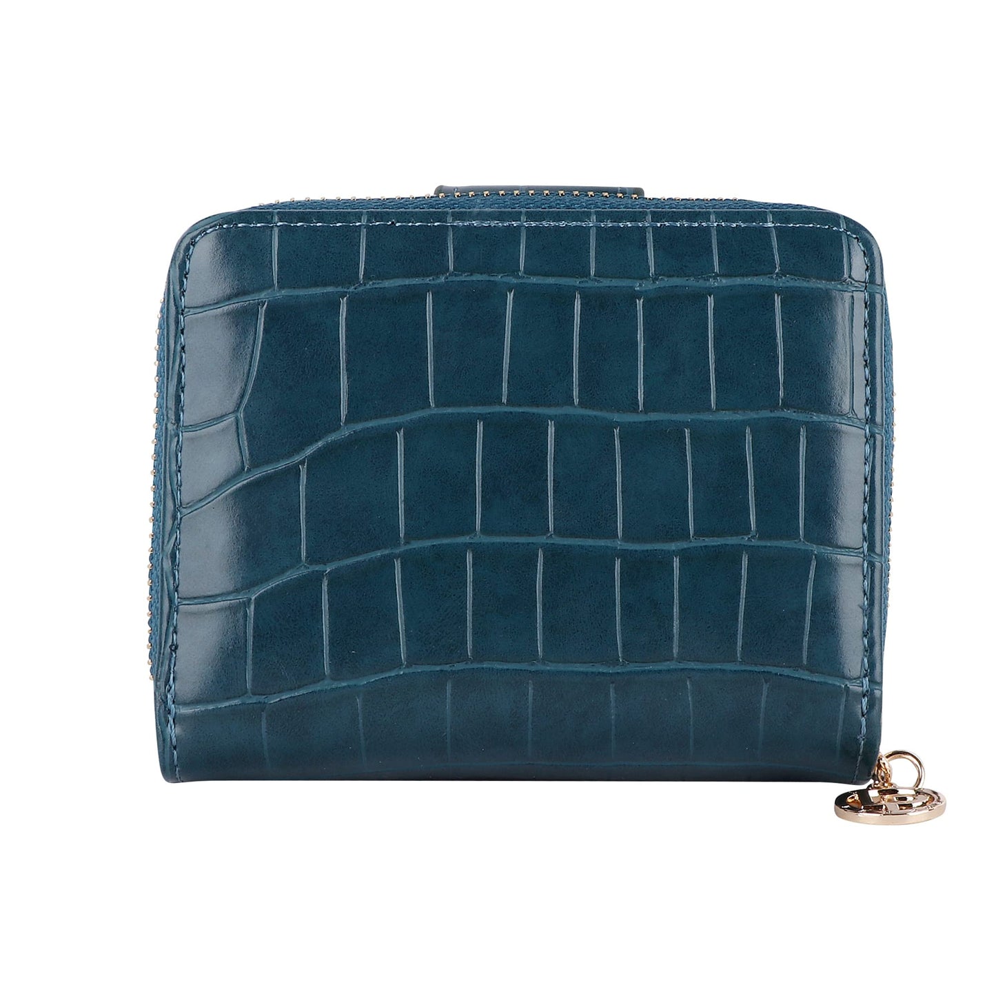 Lino Perros Teal Zipper Wallet