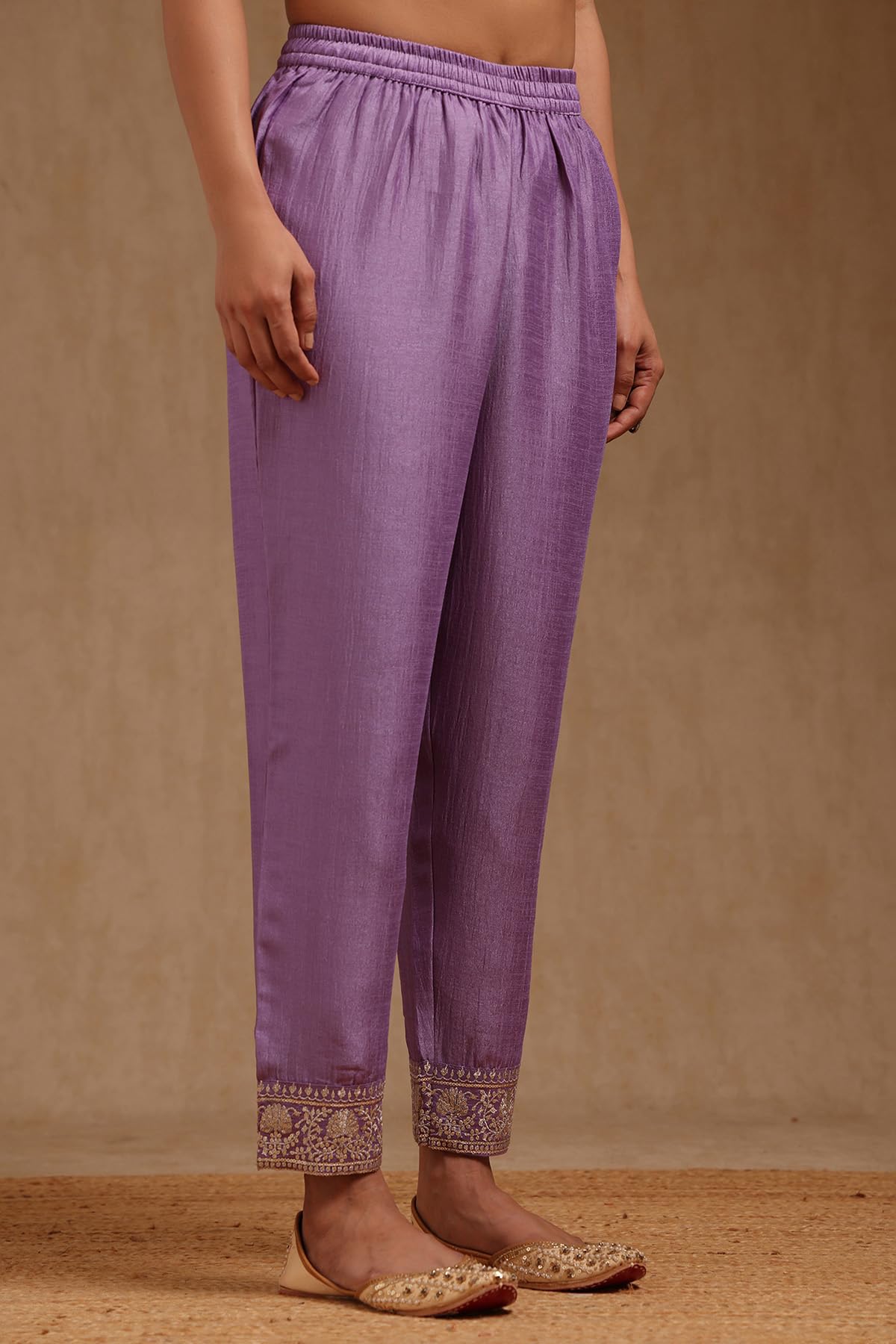 Soch Womens Vichitra Embroidered Suit Set