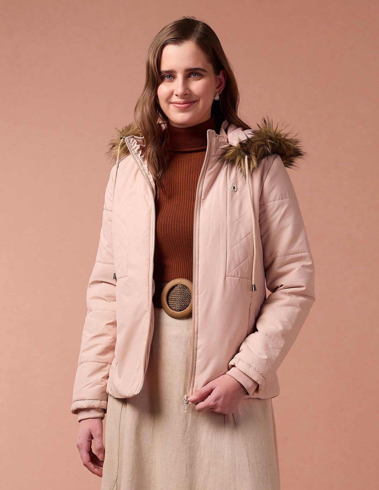 U.S. POLO ASSN. Women's A-Line Coat (UWAW24JCK151