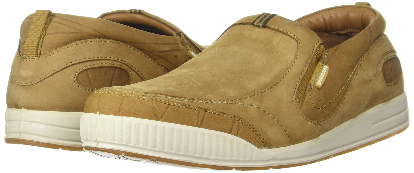 Woodland Men's Camel Leather Loafer (OGCC 3483119)
