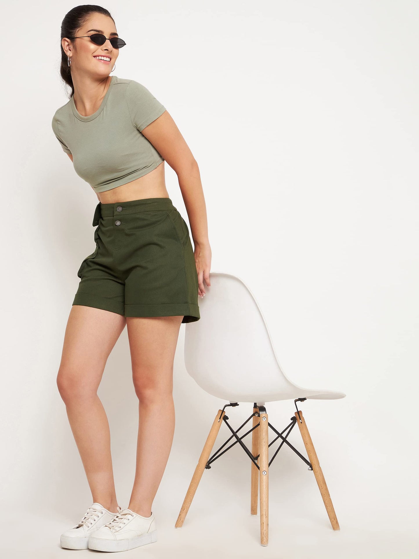 WineRed Women Olive with One Side Pocket