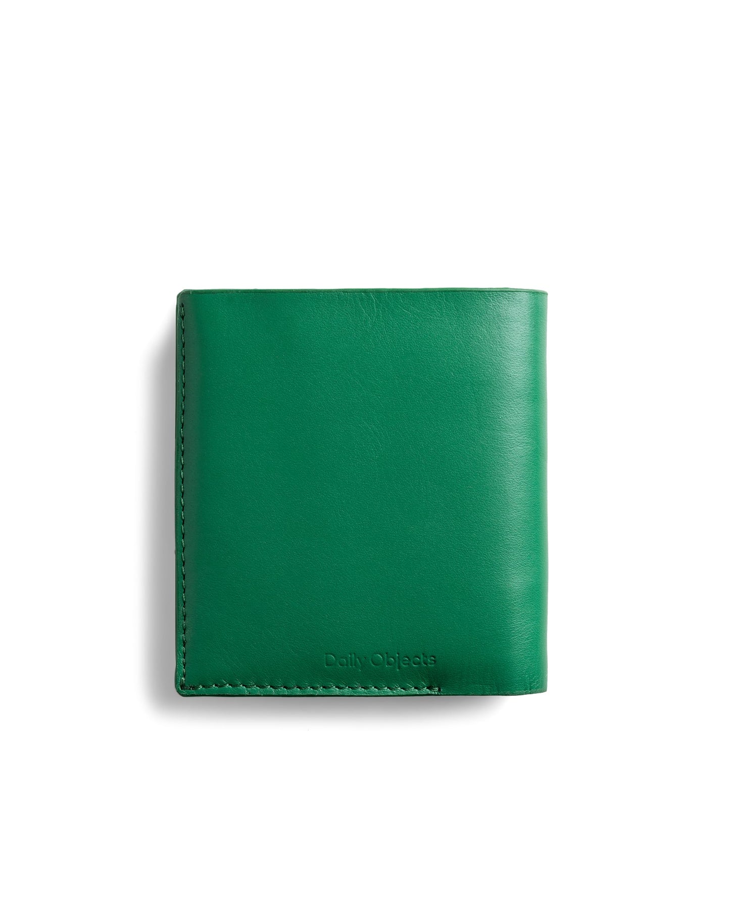 DailyObjects Green Even Bi-Fold Wallet | Men | Premium Design | Full-Grain Leather | Gents Wallet Branded | Handcrafted | Guys | Card Holder | Dedicated Sleeve | Flap Pocket