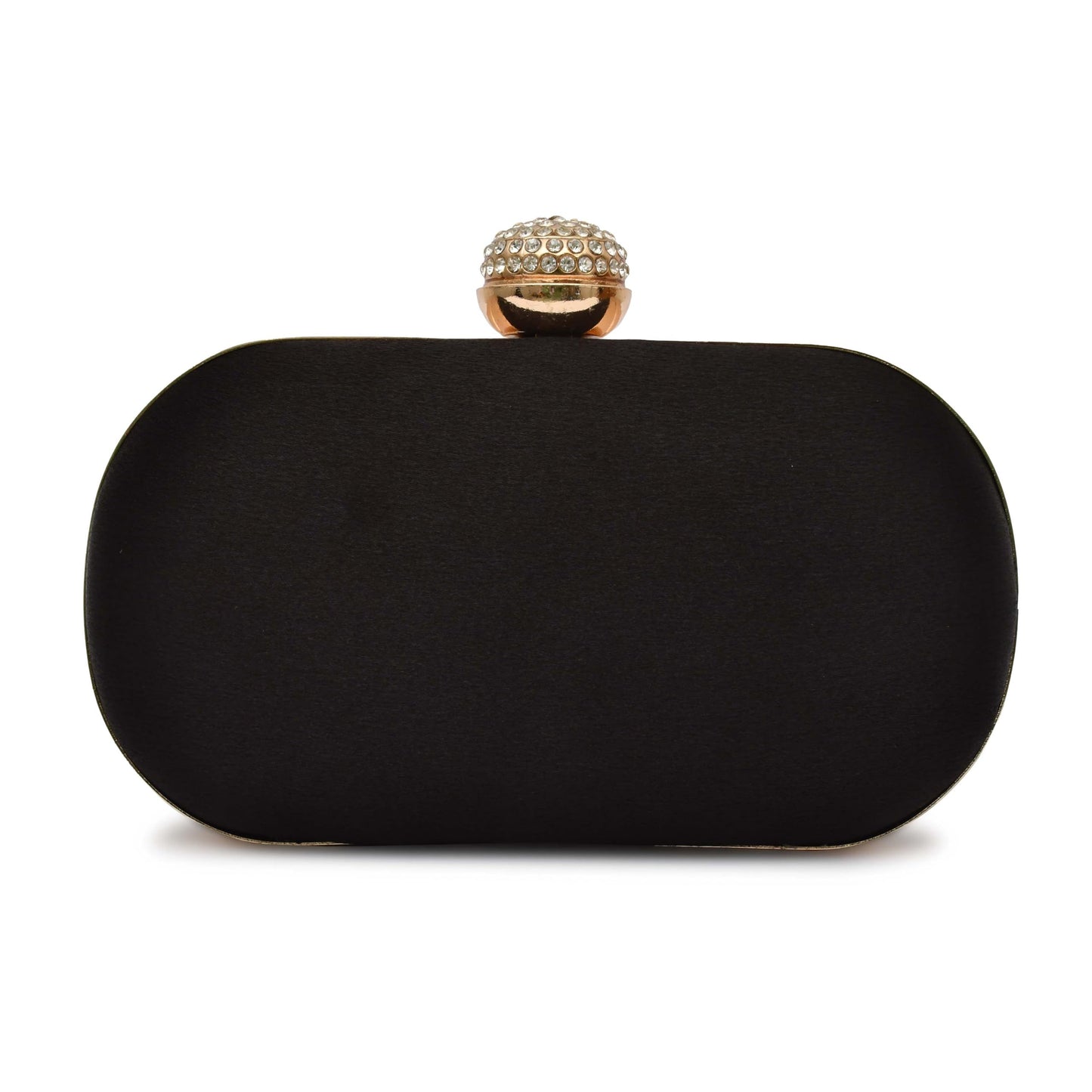 For The Beautiful You Black Embroidred Women's Clutch (cp-128)