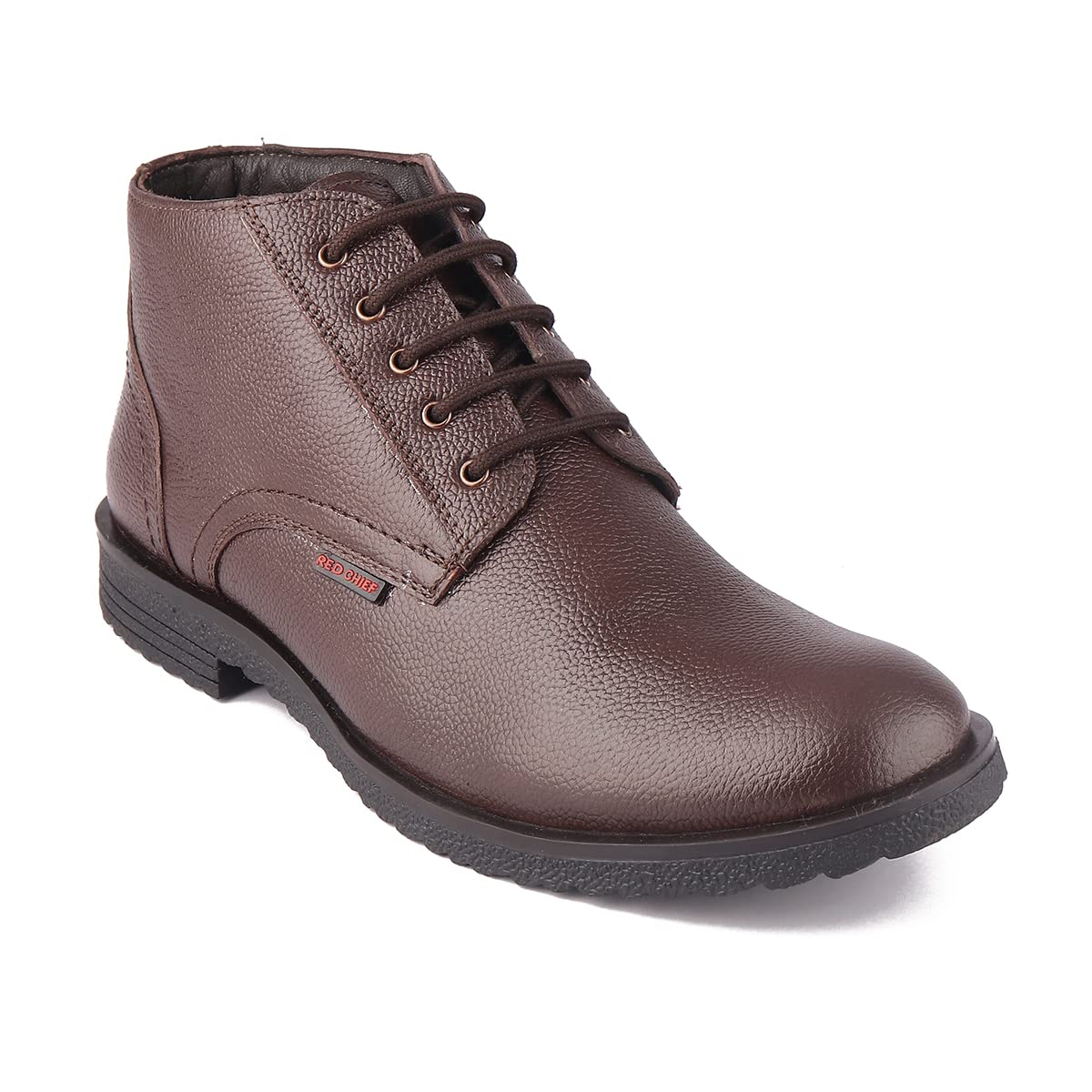 Red Chief Derby Lace Up | Men's Formal Shoes for Office | Brown | TPR Sole