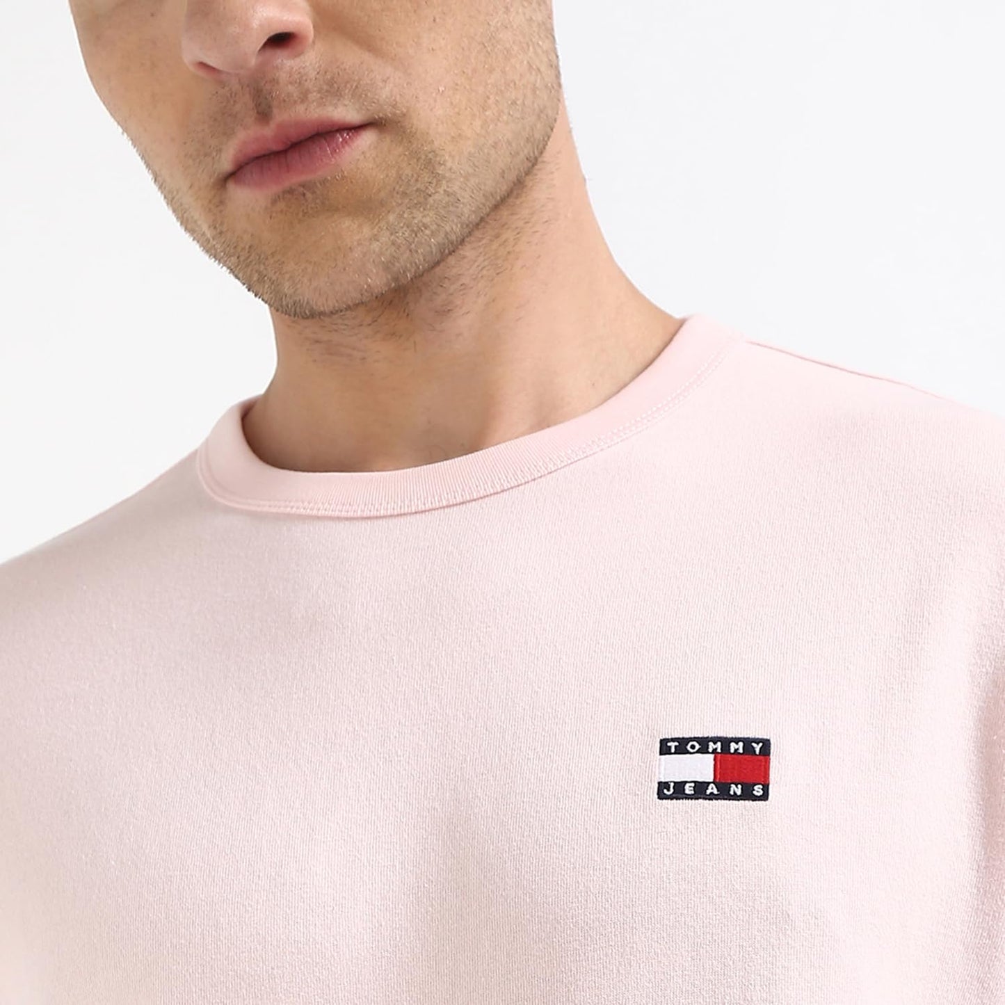 Tommy Hilfiger Mens Pink Color Tshirt (XS)