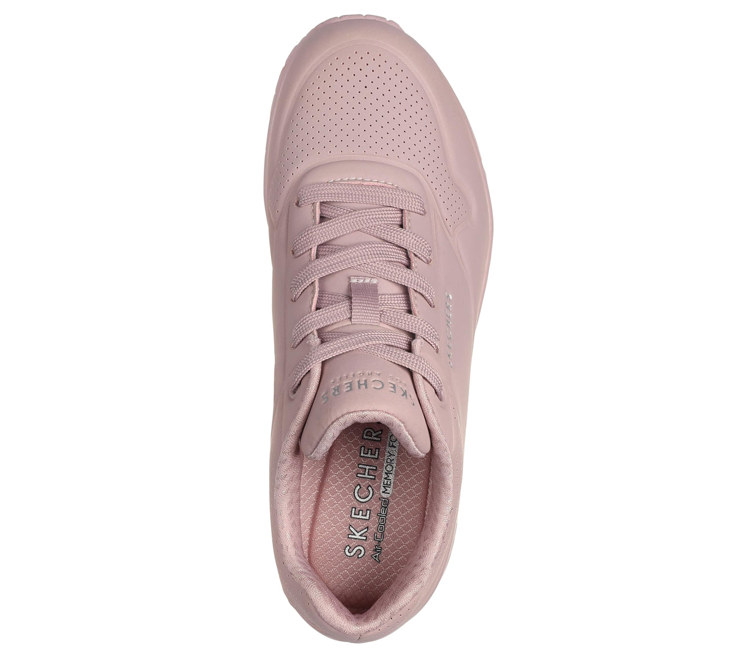 Skechers Womens UNO - Stand ON AIR Light Mauve Casual Sneakers