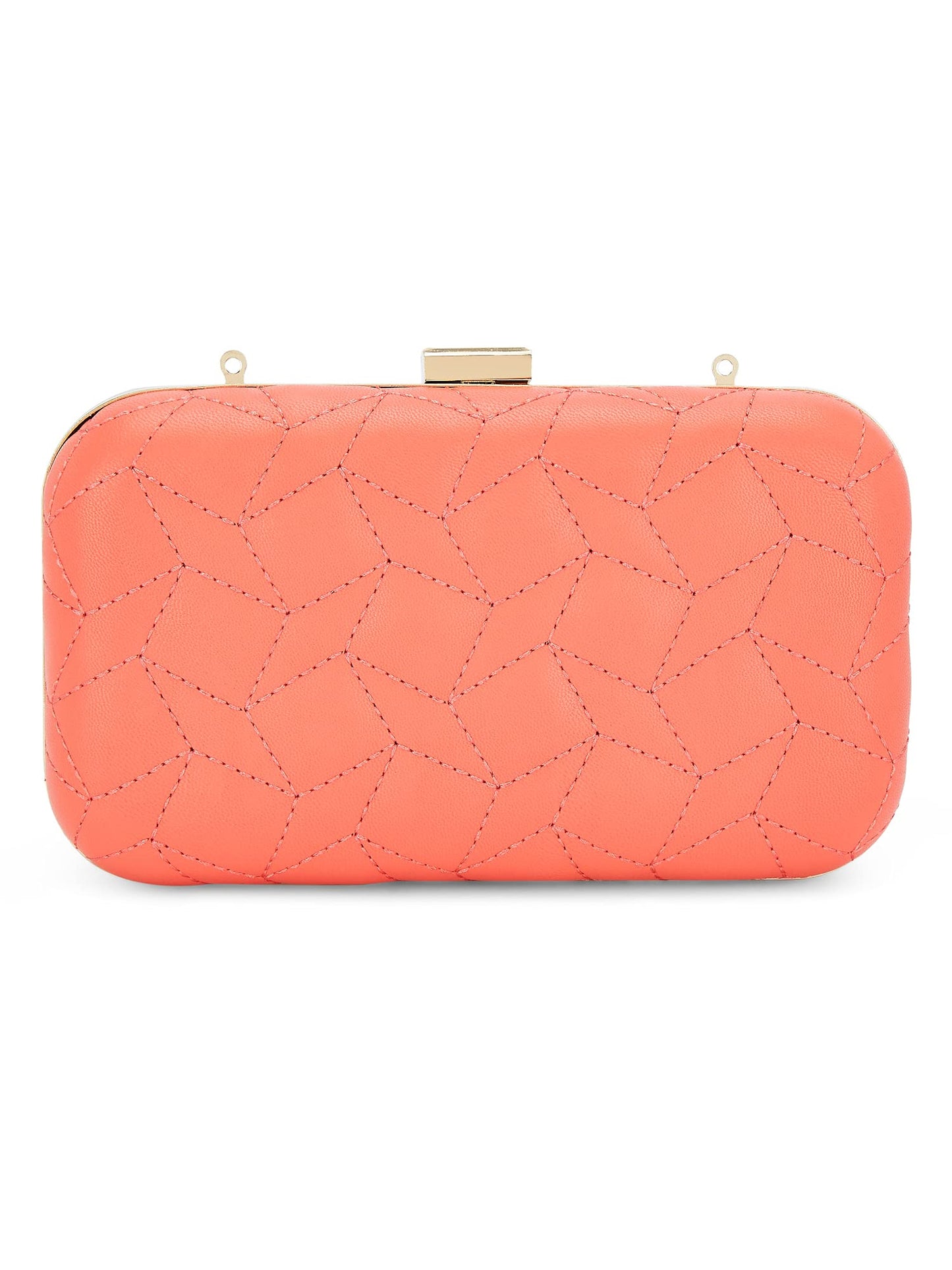 Caprese womens CELY C Large CORAL Clutch