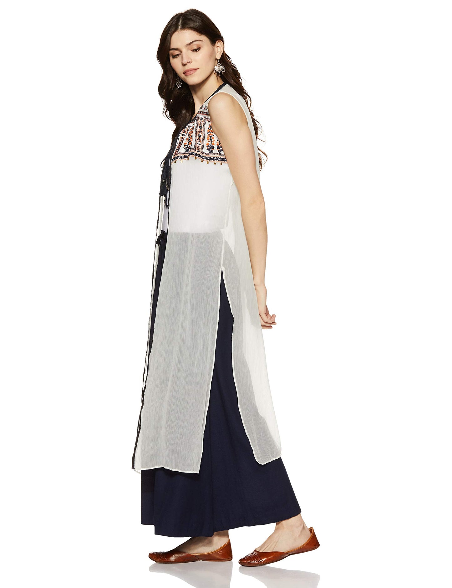 W for Woman Women's Cape Gilet (17FE32750-66063_12_White)