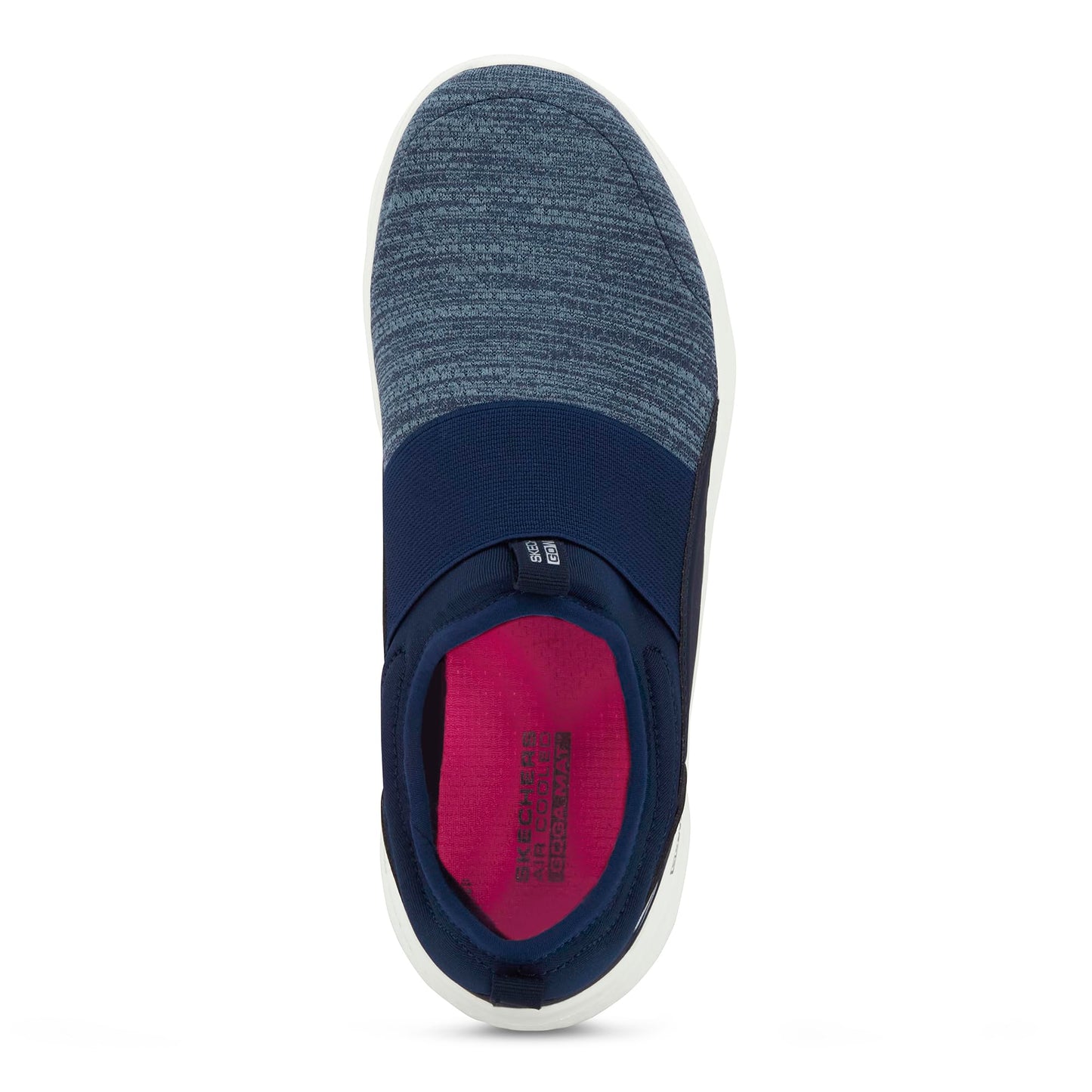 Skechers Womens GO Walk Flex Navy White Walking Shoes