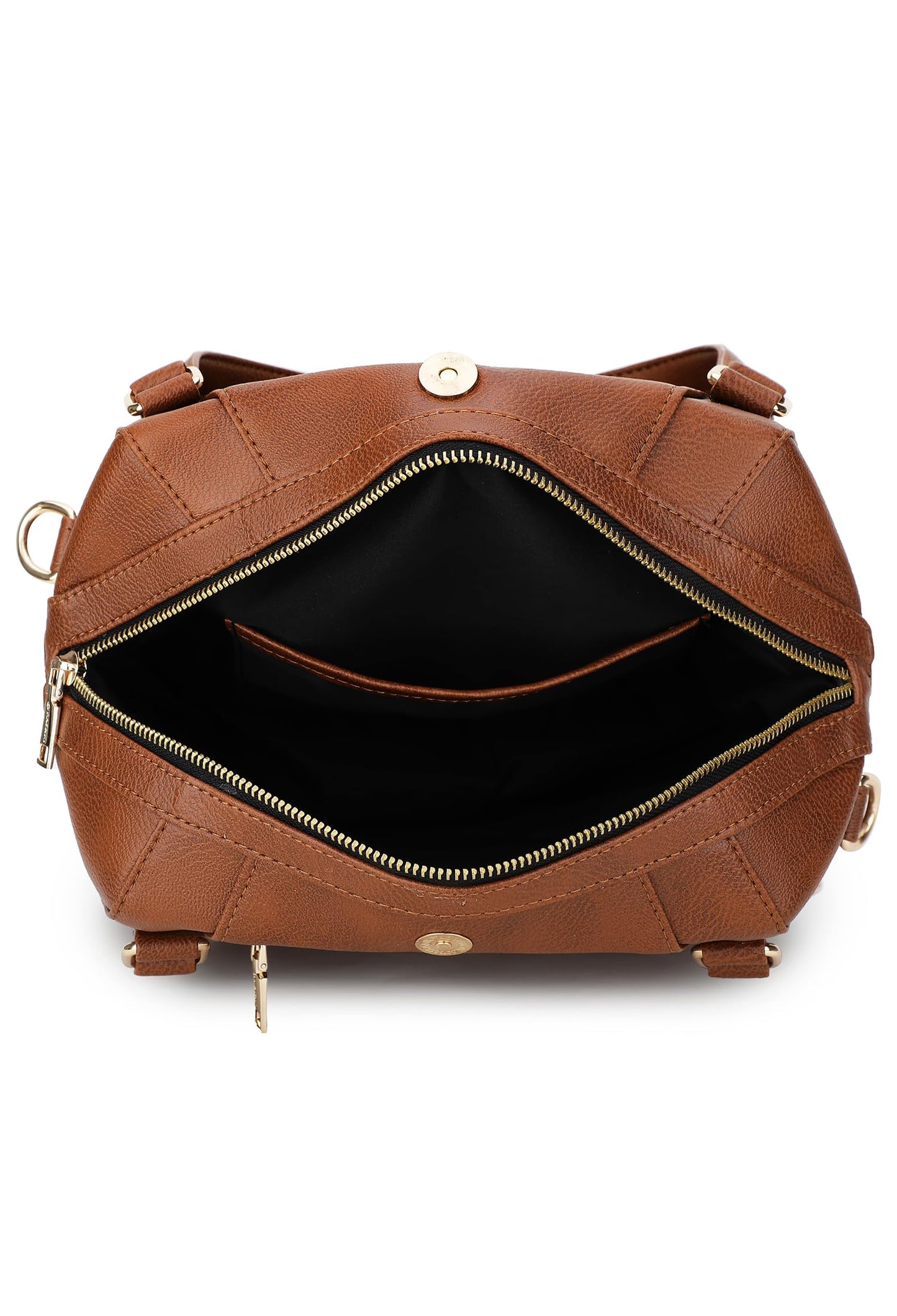 RASHKI FAYE- Womens Handbag | Spacious | Detachable and adjustable Shoulder Strap | Zipper closure and magnetic button (TAN) (TAN)