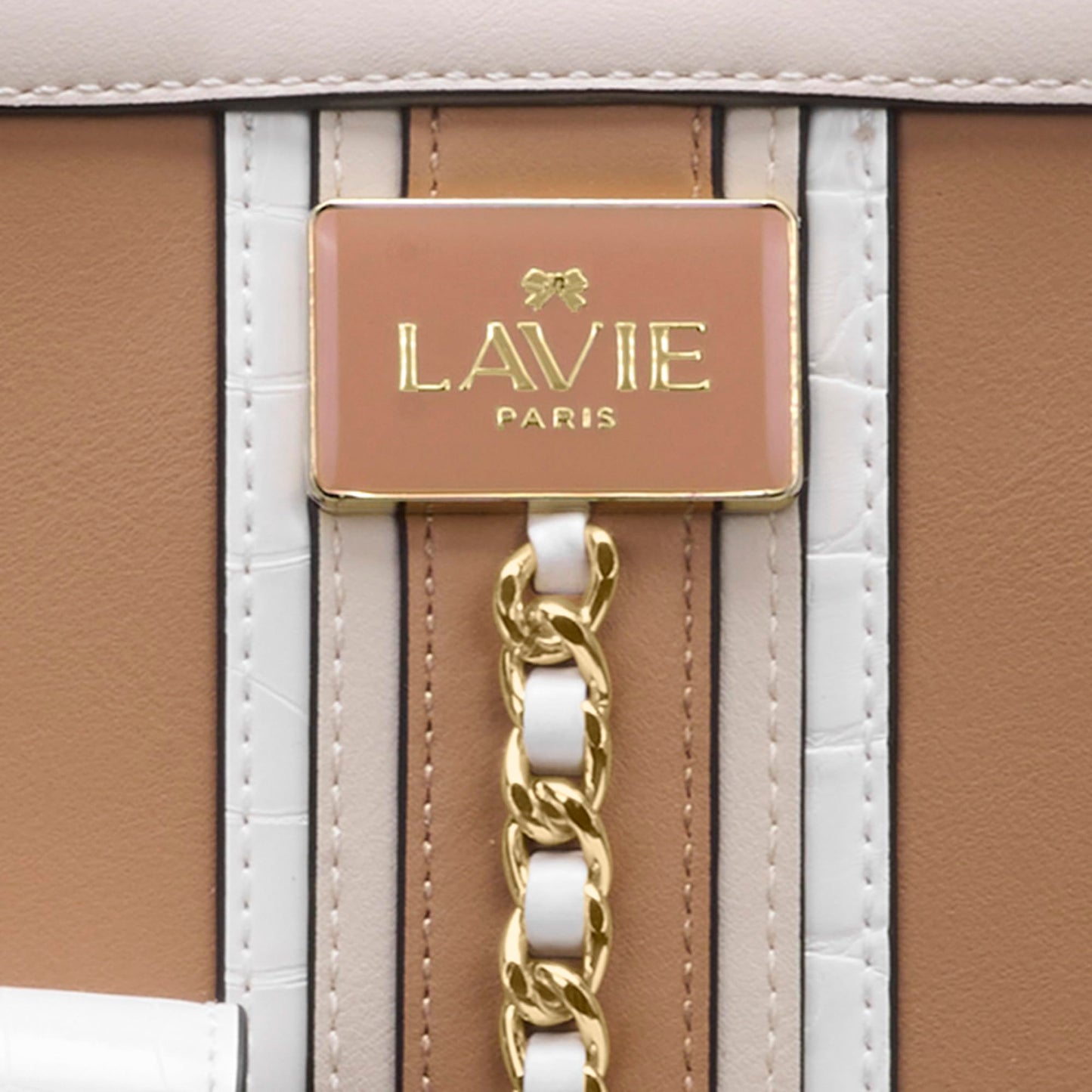 LAVIE PARIS Women's Louvre Chain Satchel Bag | Satchel Handbag for Work | Ladies Purse | Stylish Shoulder Bag | Gift for Women