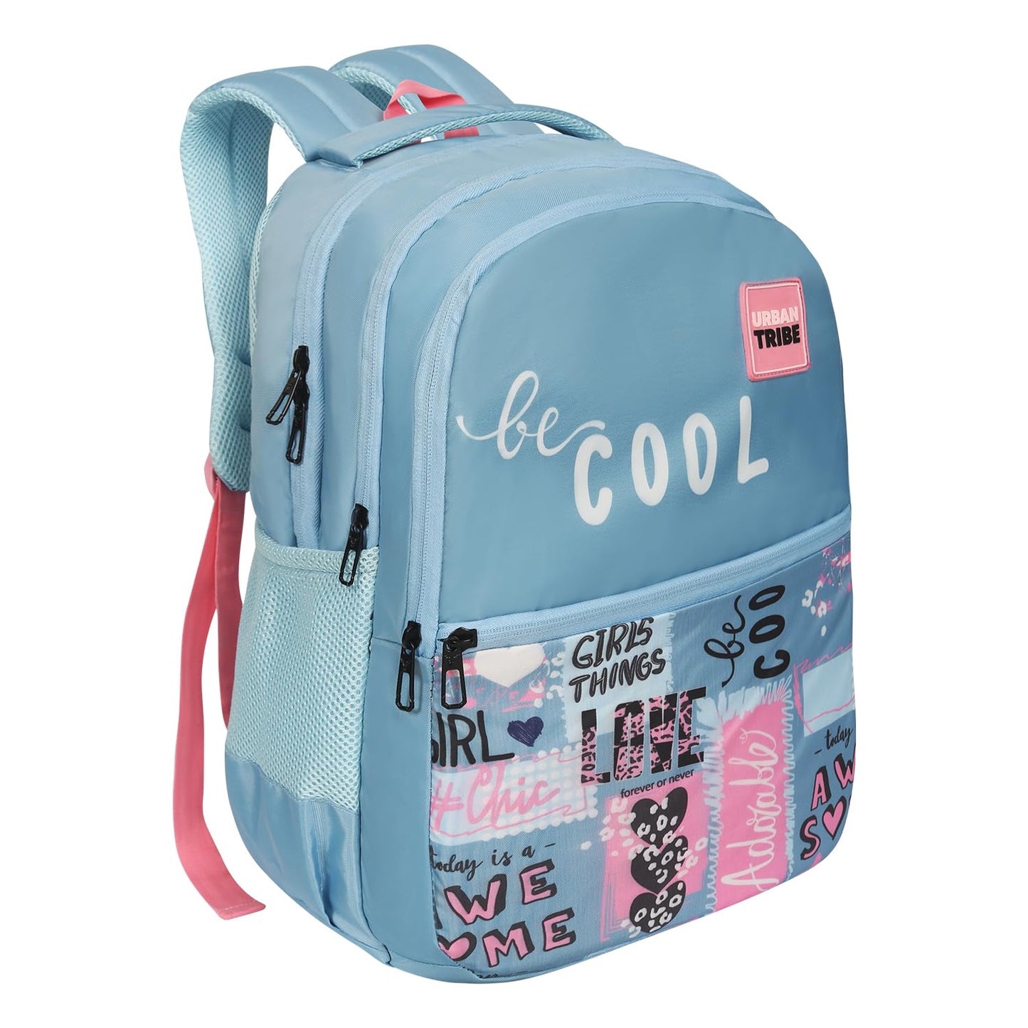 URBAN TRIBE Groove21 Liters Pastel Blue Smart Casua Collegel Office Travel Backpack for Men & Women, Boys & Girls