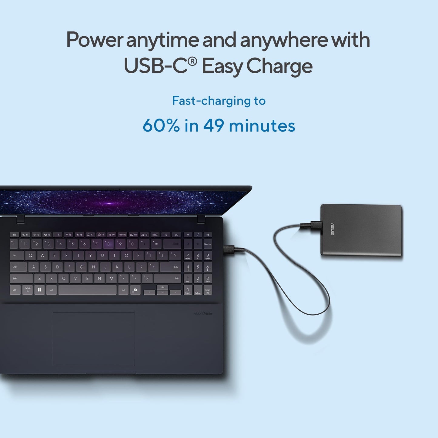 ASUS Vivobook 16 (2026),Smartchoice,Intel Core Ultra 5 325 (Series 3), Intel iGPU,16GB RAM,512GB SSD,FHD+, 16"(40 cm),Win11,M365 Basic(1Y),Office 24,Quiet Blue,1.88 kg,X1607AA-MB037WS, Copilot+ AI PC