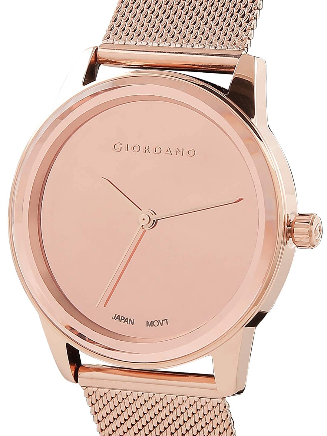 Giordano AW22 Collection Analog Watch for Women Stylish Metal Strap| 3 Hands Mechanism GZ-60026-11