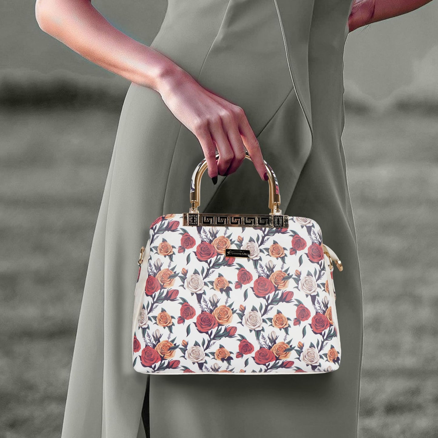 Shining Star Synthetic Leather Women's Satchel Bag | Ladies Purse Handbag | Women bags