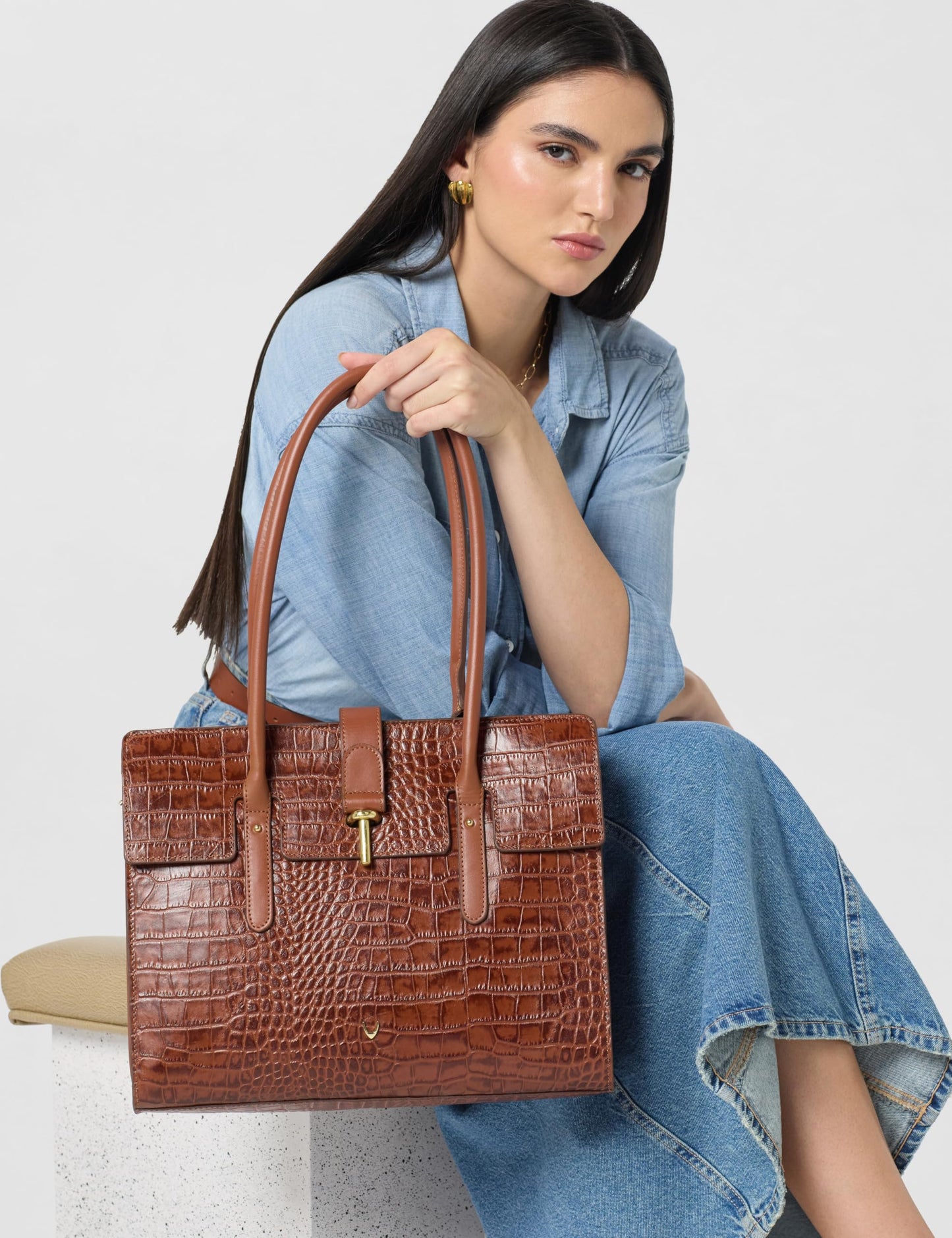 Hidesign Women Clutch (Tan)