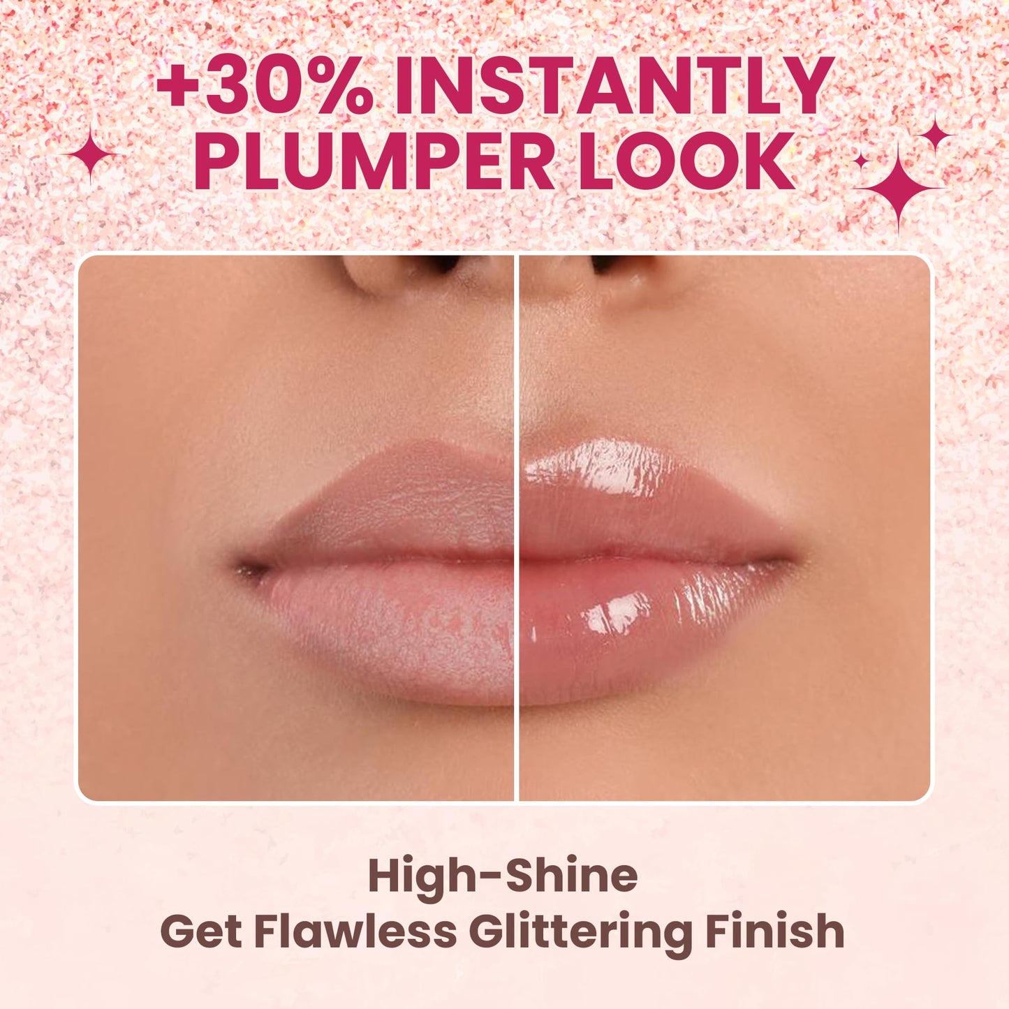 Parul Garg Clear Crystal Lip Goss | Non Sticky & Hydrating | High Glassy Shine Lip Gloss