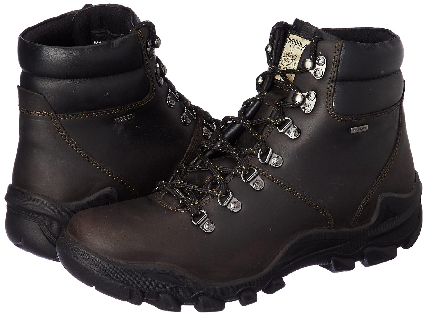 Woodland Men's Dbrown Leather Boots-9 UK (43 EU) (OGB 2975118NW)