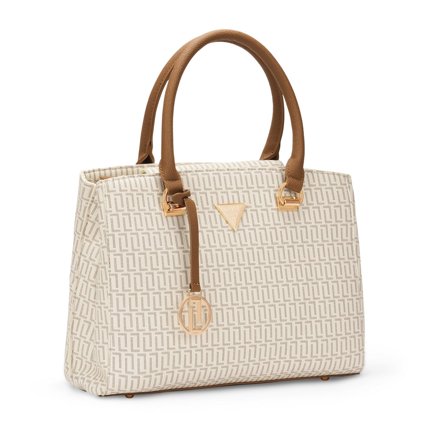 Lavie Luxe Women's Nora 3 Compartment Satchel Bag | Satchel Handbag for Work | Ladies purse | Stylish Shoulder Bag | Gift for Women