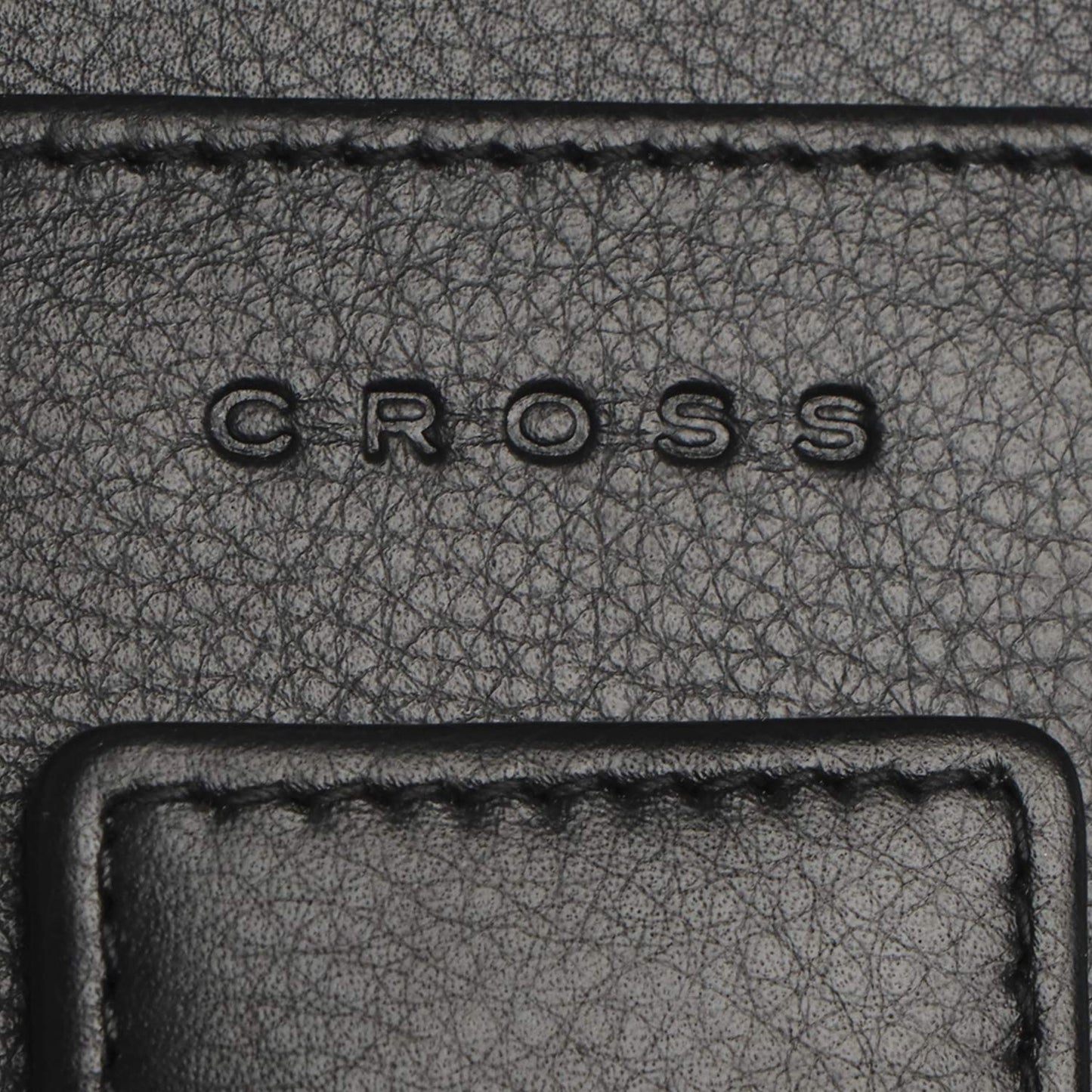Cross Leather Men's Money Clip Wallet | 3 Card Slots | 1 Multi-Purpose Slip-in Solts | Magnetic Closure Money Clip- Black | Premium Design | Lightweight | Genuine Leather