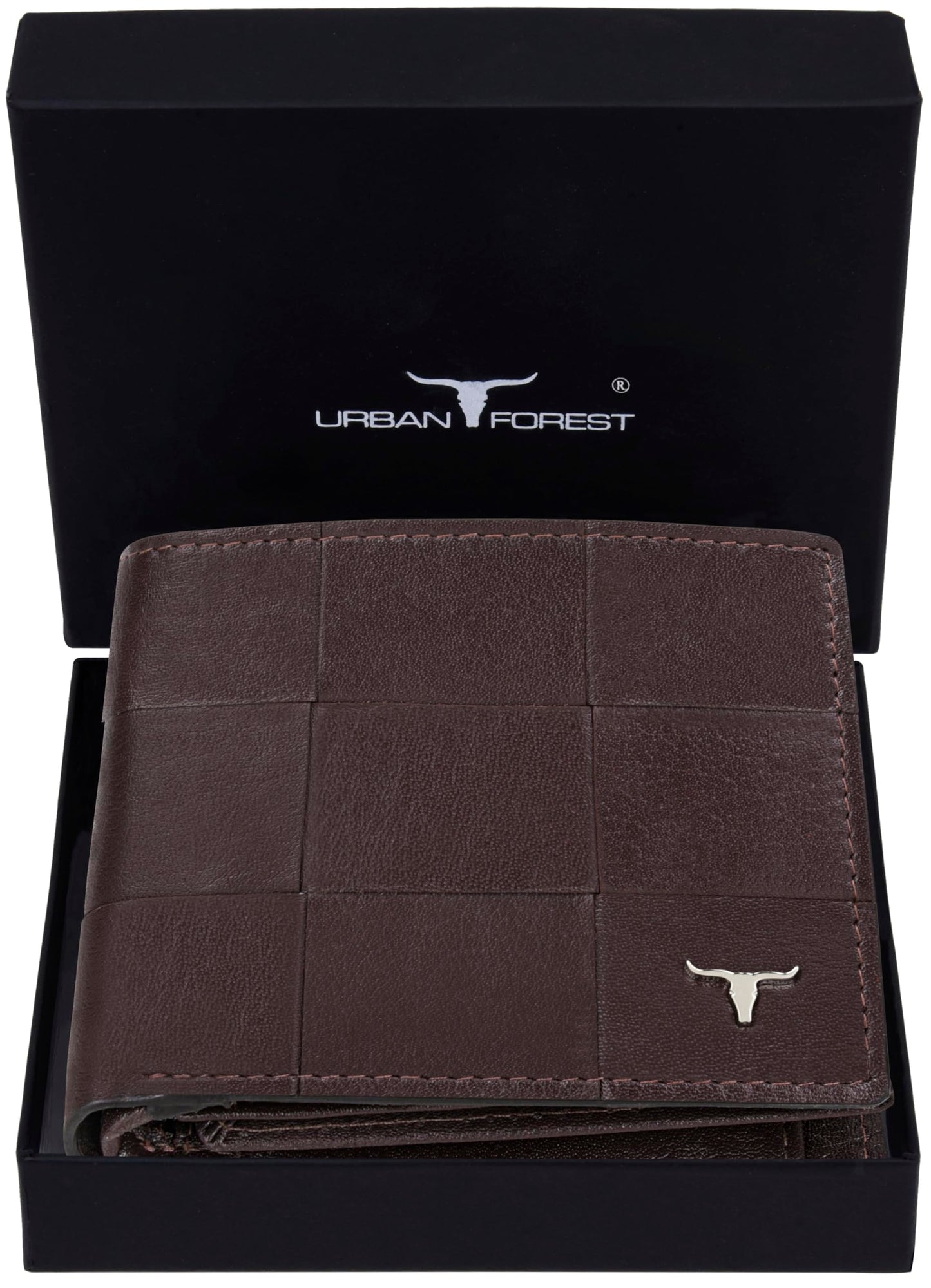 URBAN FOREST Miles Brown Leather Wallet for Men