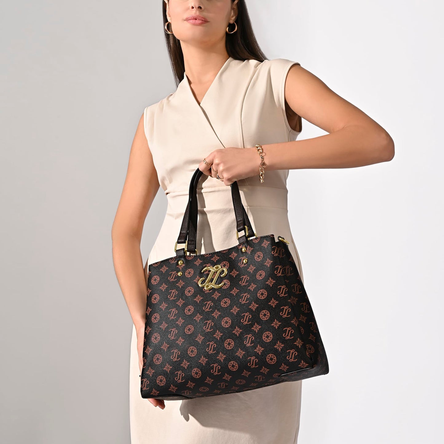 Lavie Signature Women's Albany 3 Compartment Satchel Bag | Satchel Handbag for Work | Ladies purse | Stylish Shoulder Bag | Gift for Women