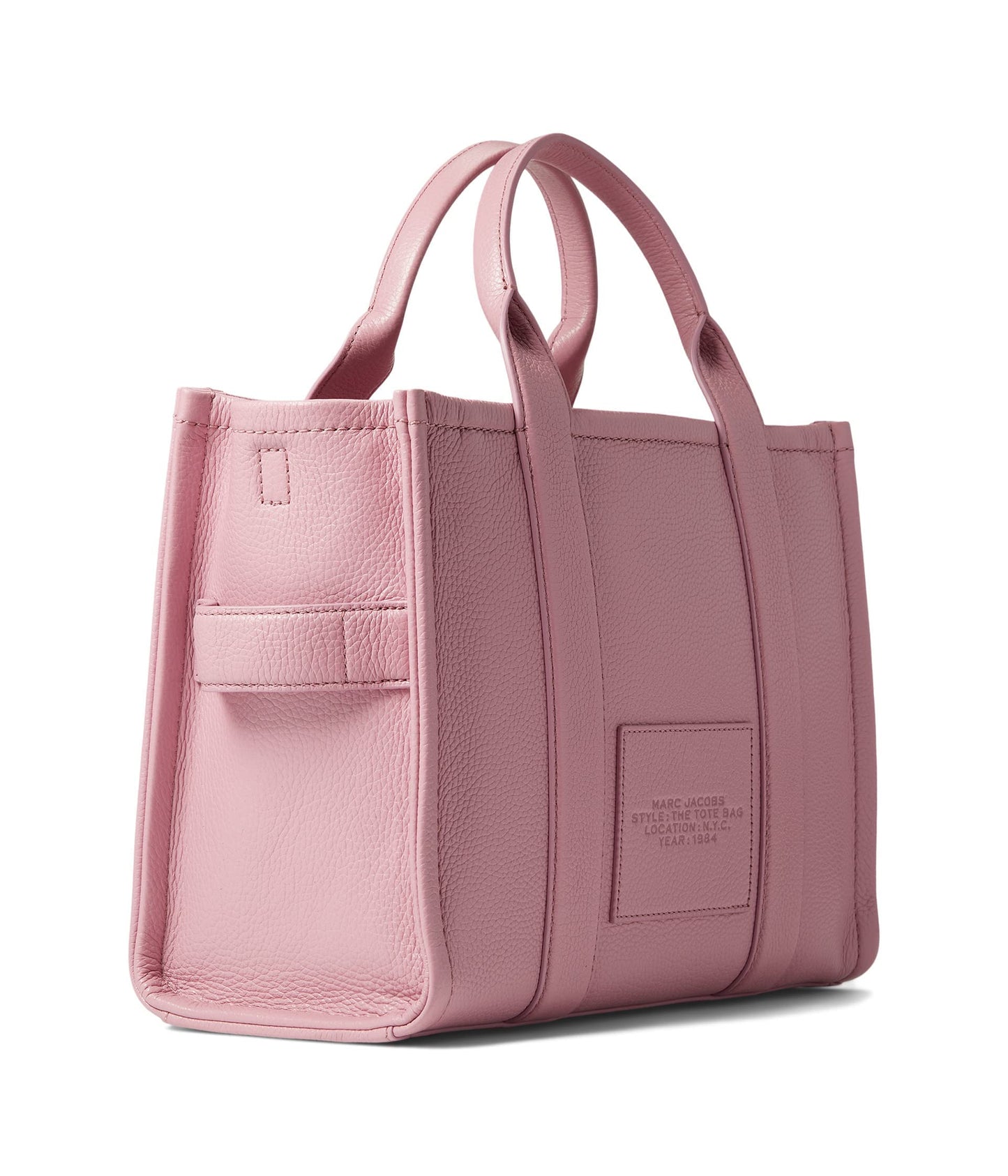 Marc Jacobs Women's The Leather Medium Tote Bag, Lilas, One Size