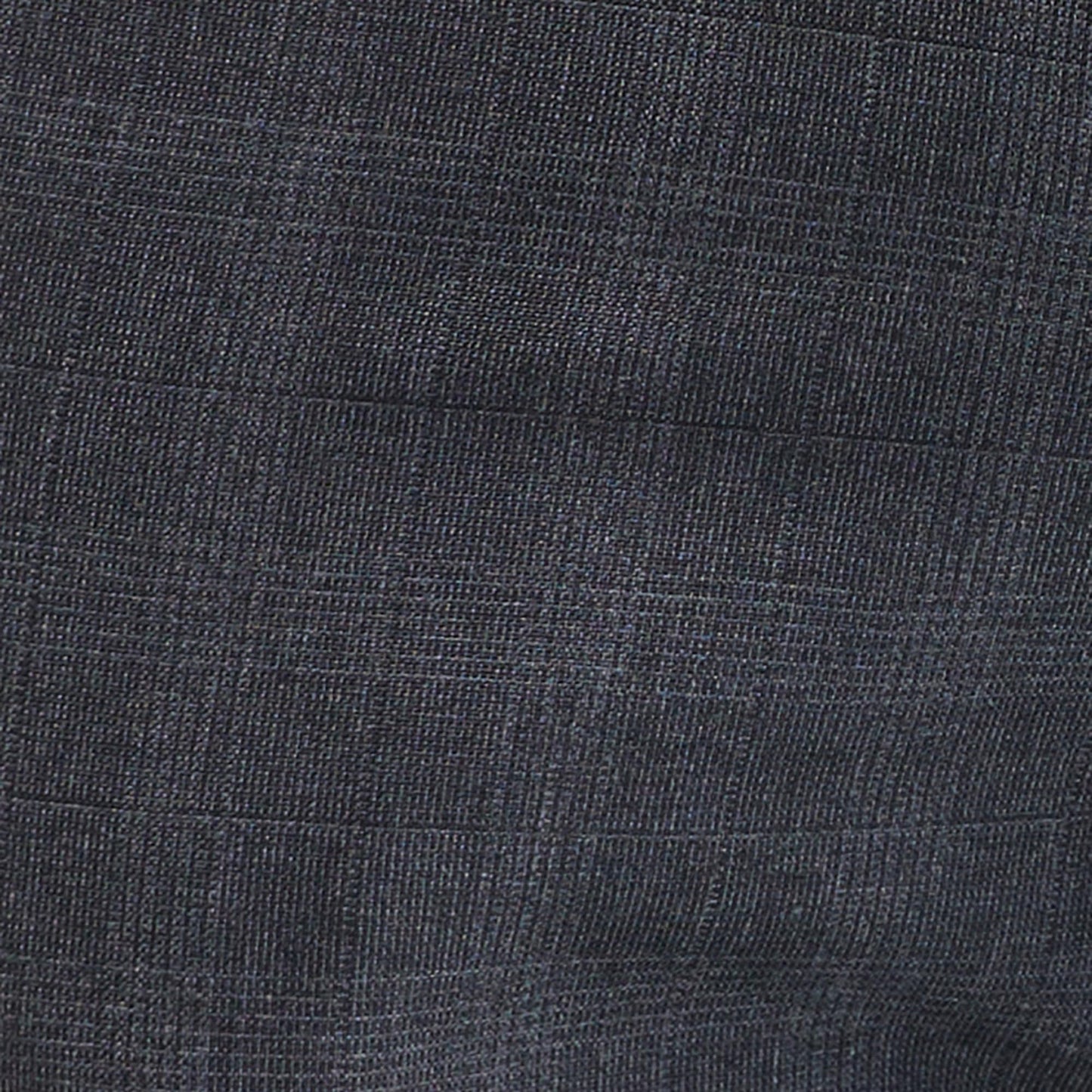 Raymond Men's Slim Fit Formal Trousers, Poly Viscose Blend, Checked Pattern, Flat Front | Dark Grey