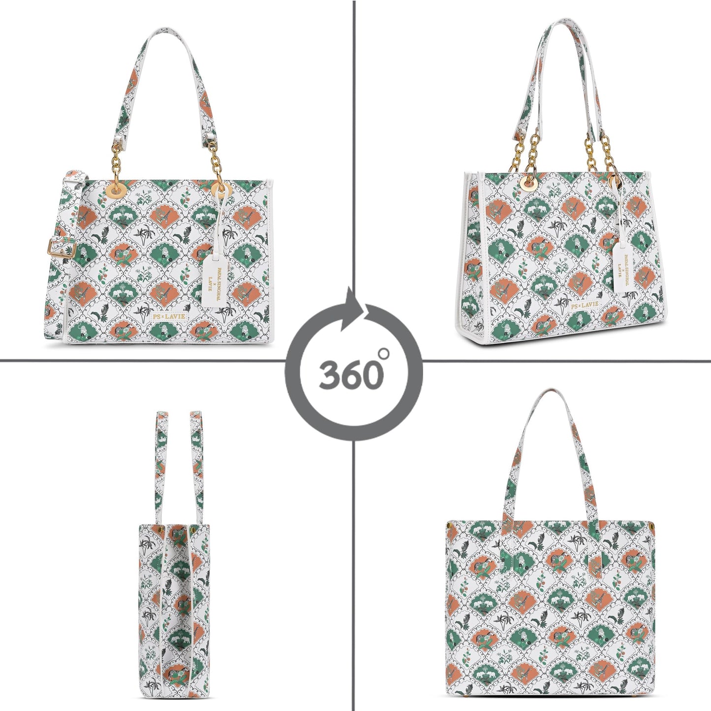 Lavie X Payal Singhal Limited Edition Safari Large 3C Totebag | Ladies Purse Handbag