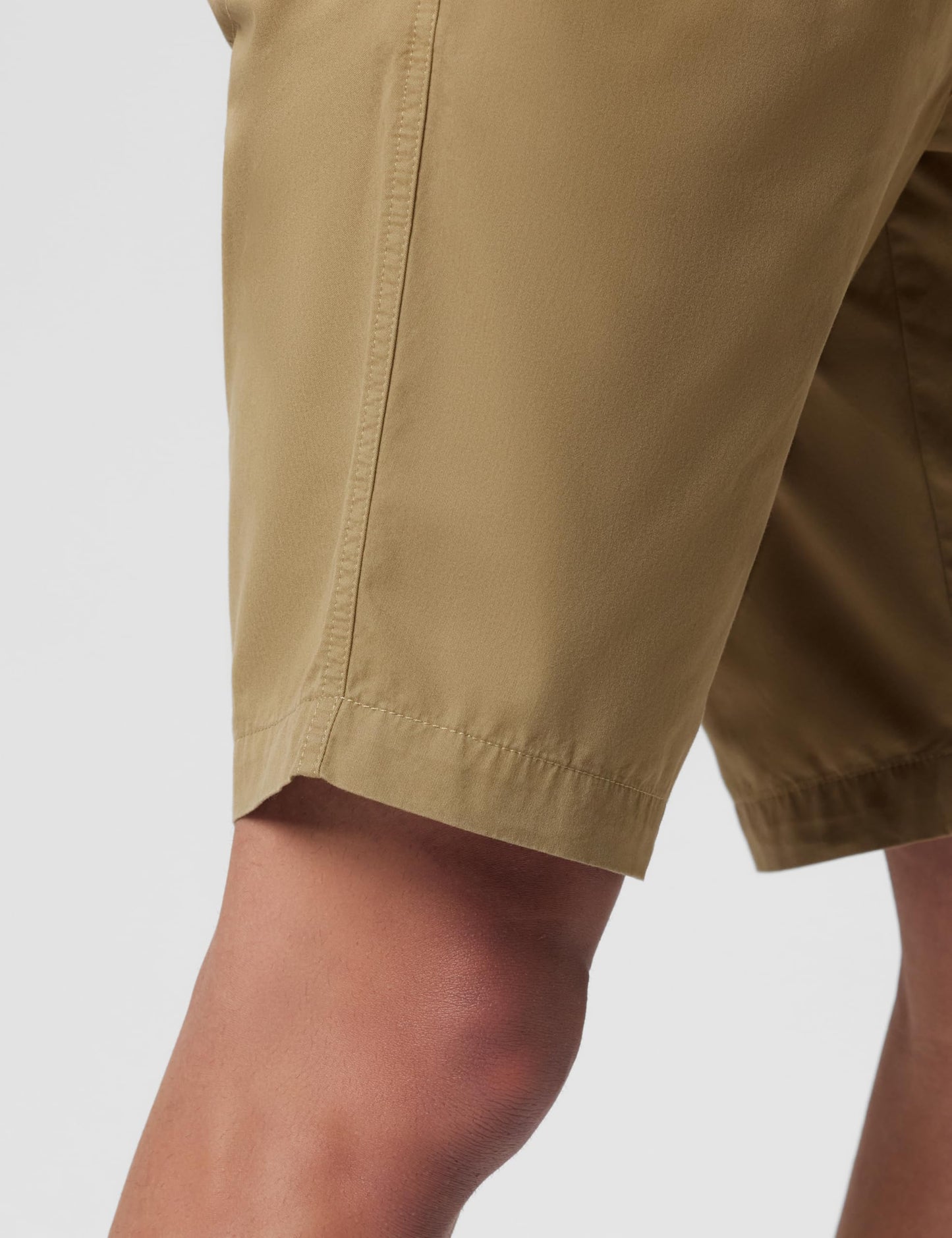 Jockey 1203 Men's Super Combed Mercerised Cotton Woven Fabric Straight Fit Solid Shorts with Side Pockets_Sepia Tint_XXL
