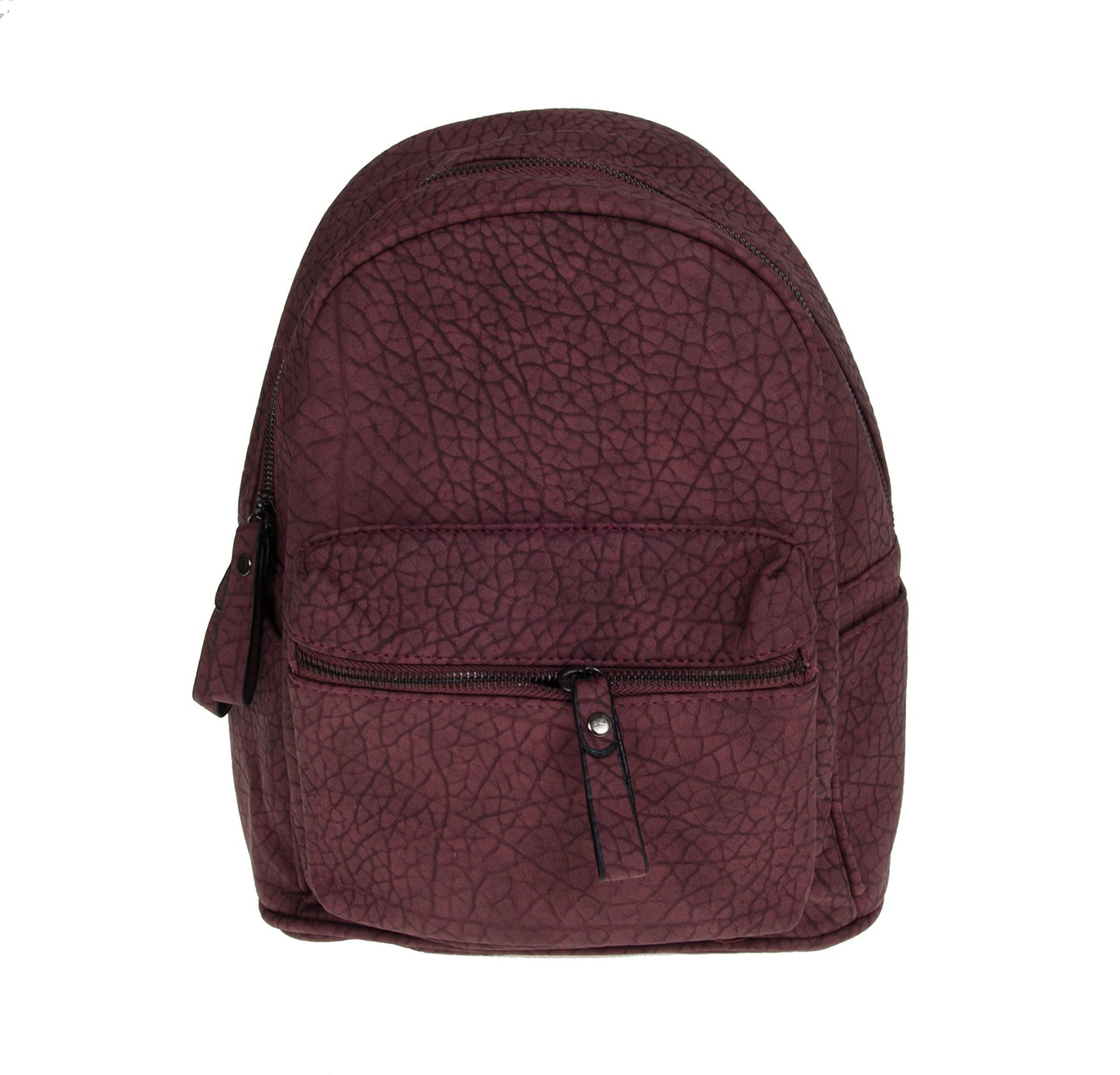 Artisan Crafted Leather Look Handbag Backpack/College Bag/Office Bag (Maroon) For Women/Girls