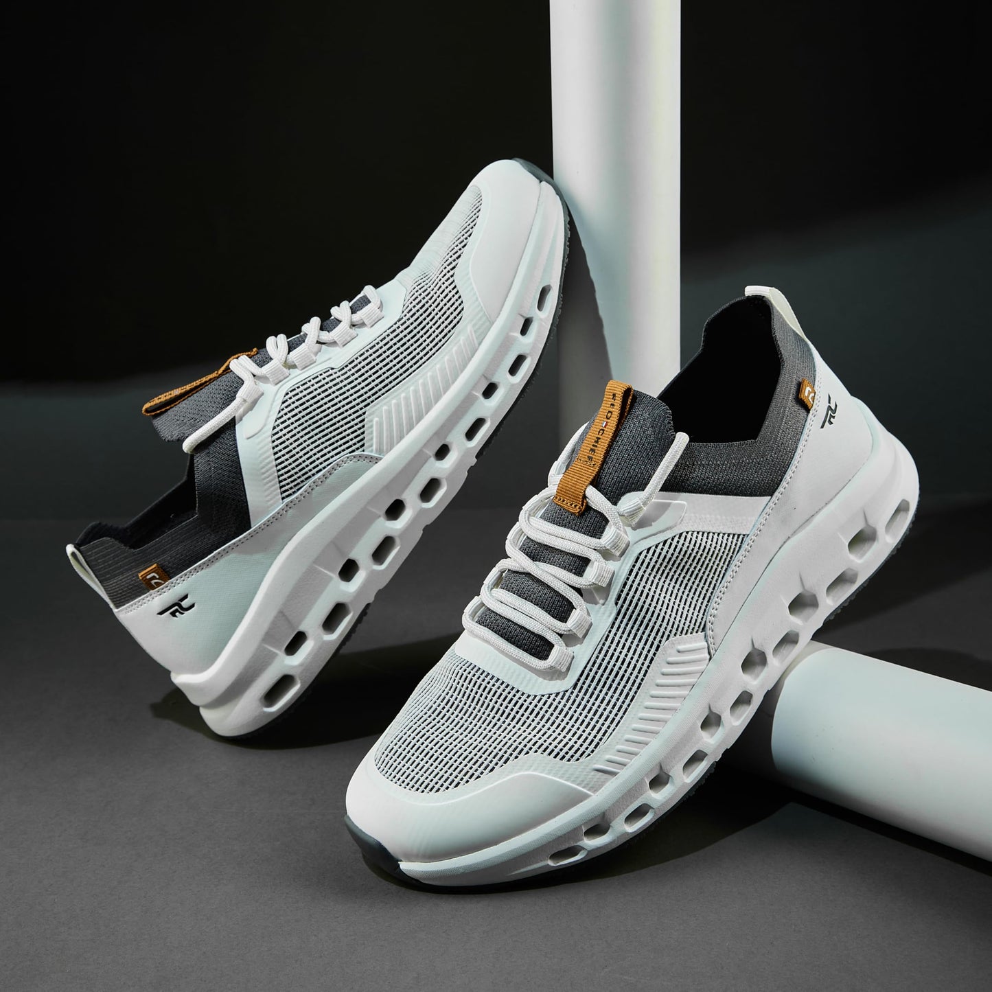 Red Chief Sports Walking Shoes for Men & Boys | Stylish Lightweight Lace-Up Casual Shoes Trendy Outdoor Comfortable Walking Footwear | White | Size-7 | W7013 057