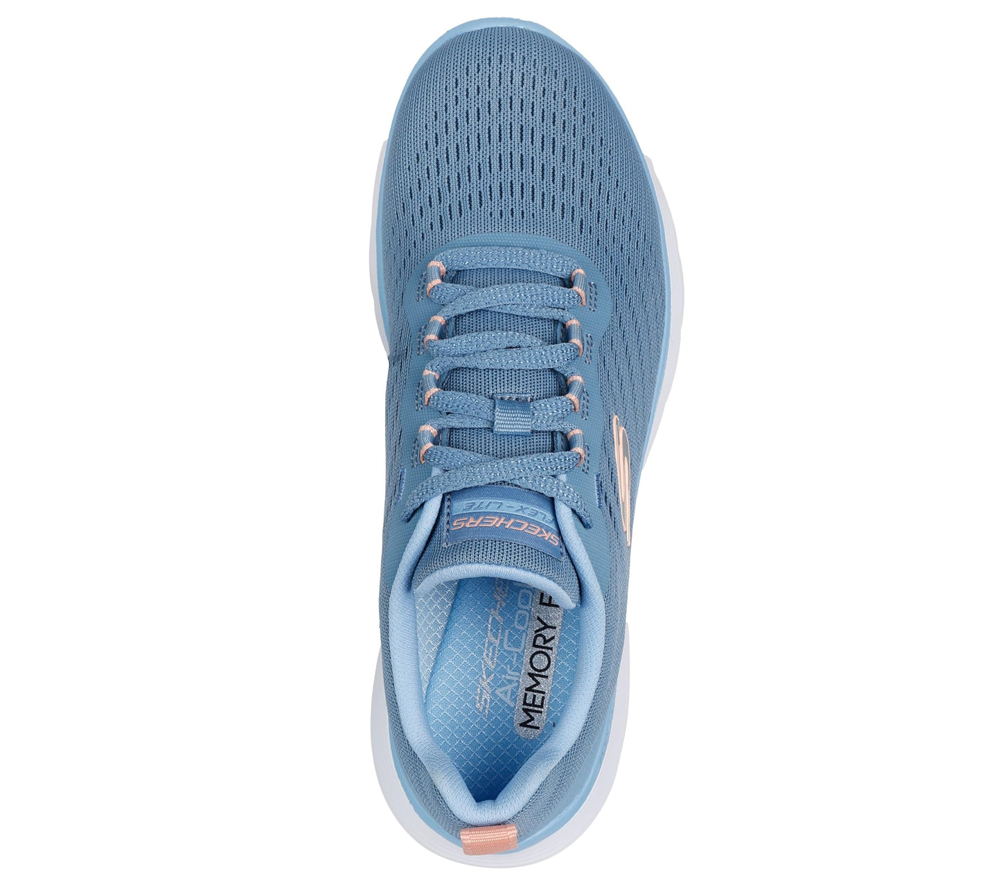 Skechers Women Flex Appeal 5.0 Off White Lace Up Casual Sneakers