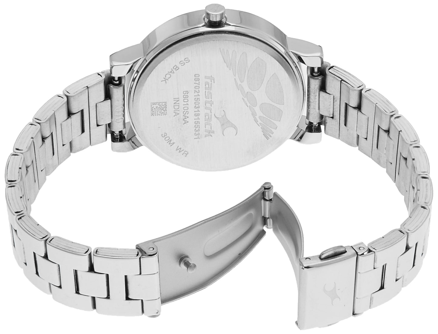 Fastrack Fundamentals Analog White Dial Women's Watch NM68010SM01 / NL68010SM01