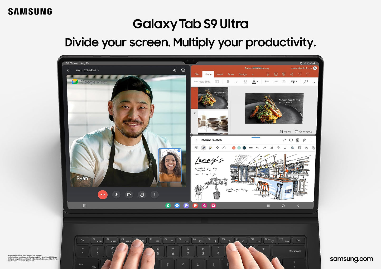 Samsung Galaxy Tab S9 Ultra Beige 512GB (CAD Version & Warranty) - AI Enabled, Snapdragon 8 Gen 2 (Gaming), 14" dynamic AMOLED 2x, 12 GB RAM, Android Tablet, Dex(connectivity), S-Pen, IP68 rating