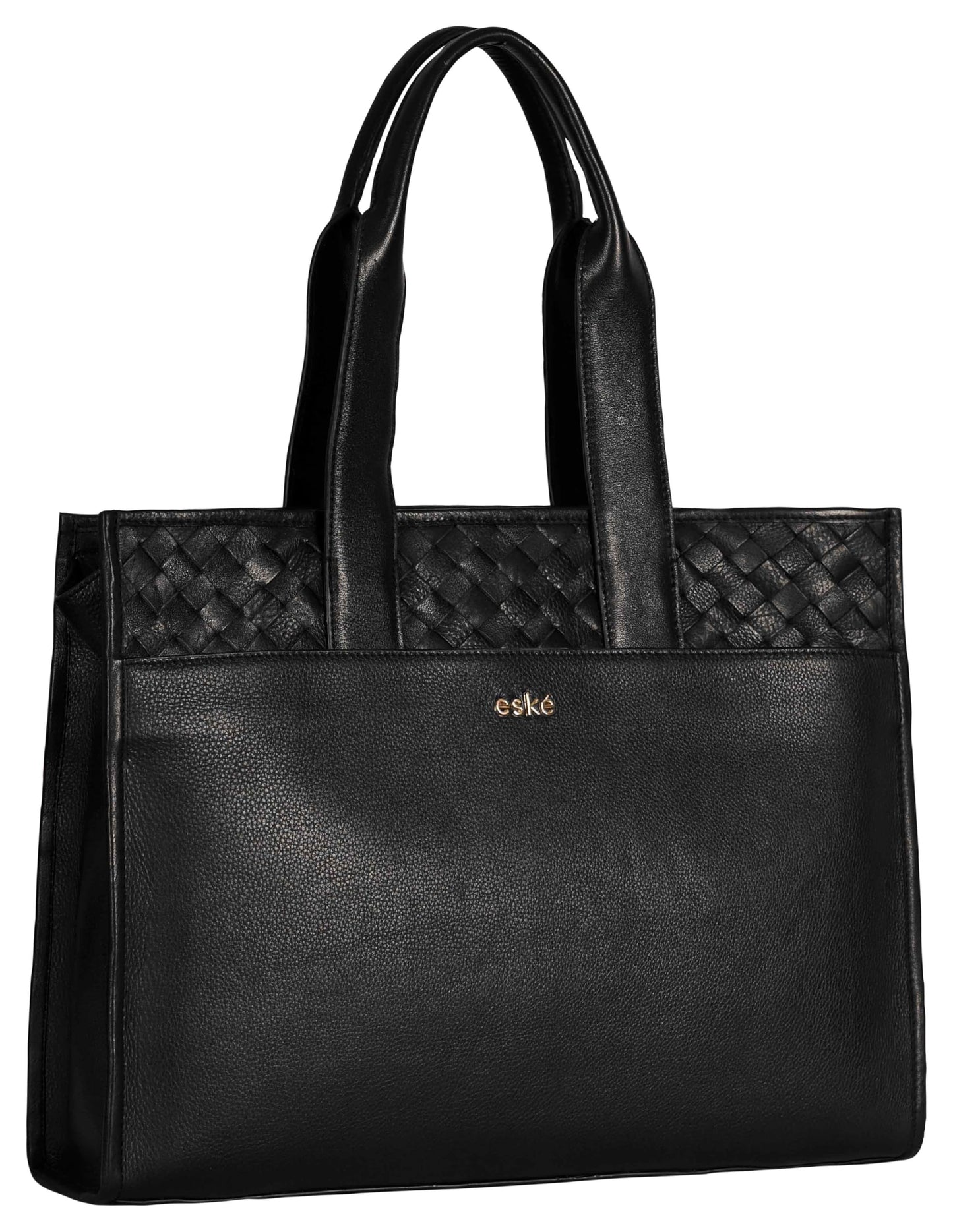 eske Matilda Genuine Leather Women's Tote Bag (Black)