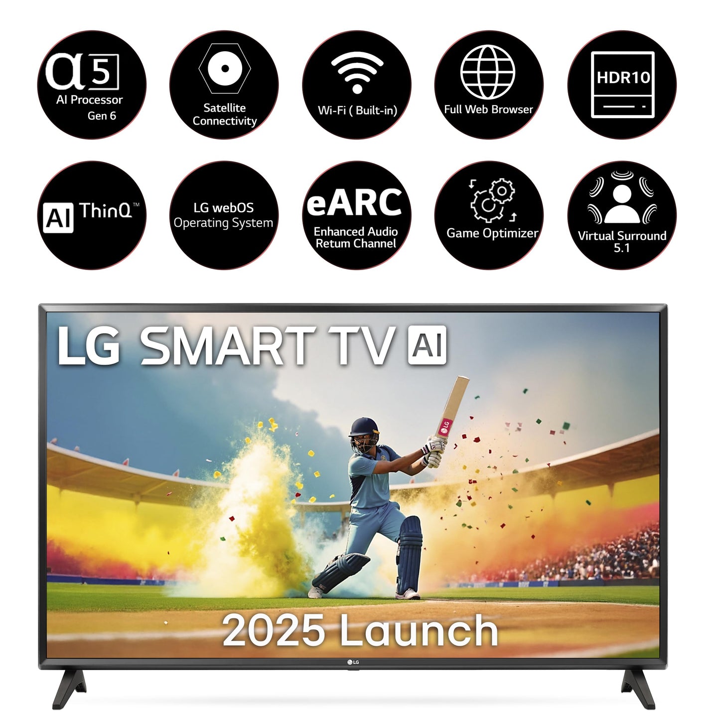 LG 80 cms (32 inches) LR600 Series Smart webOS IPS LED TV 32LR600B6LC