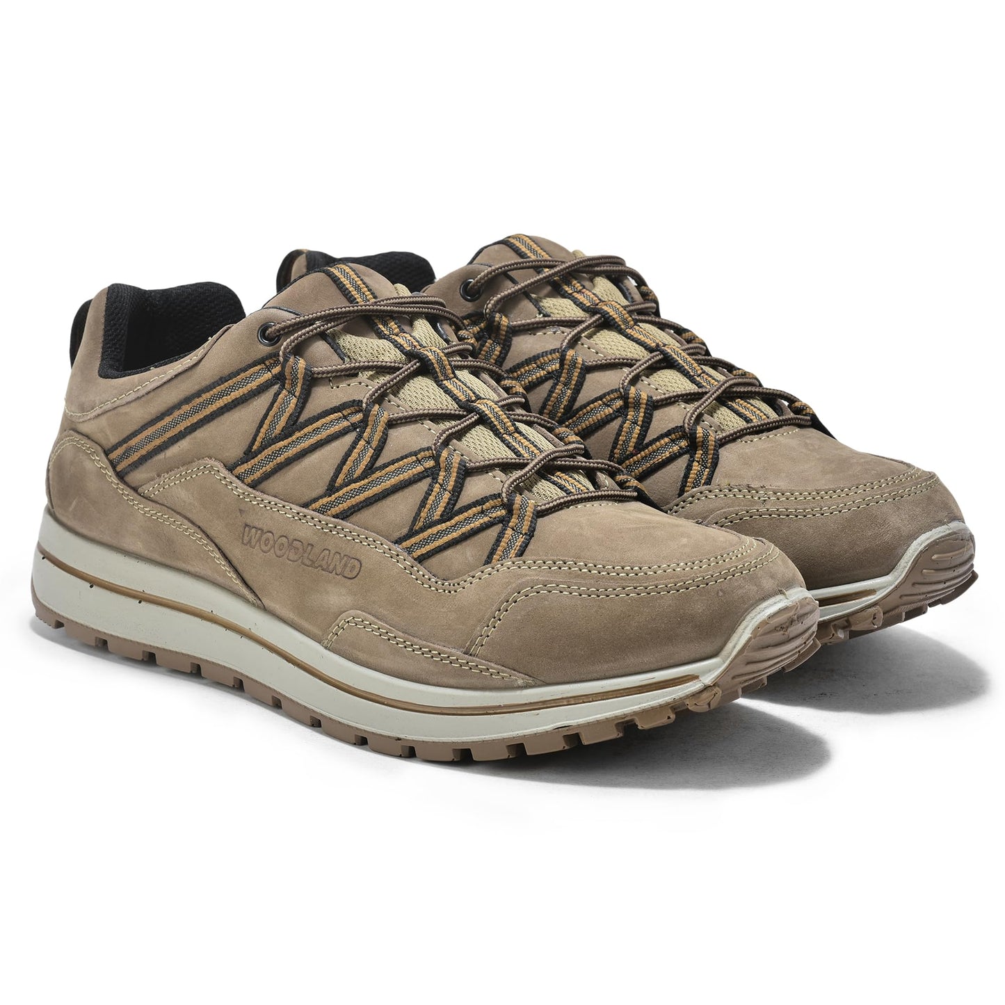 Woodland Men's Dubai Khaki Nubuk DSLMLD Casual Shoes-9 UK (43EURO) (GC 6055123)