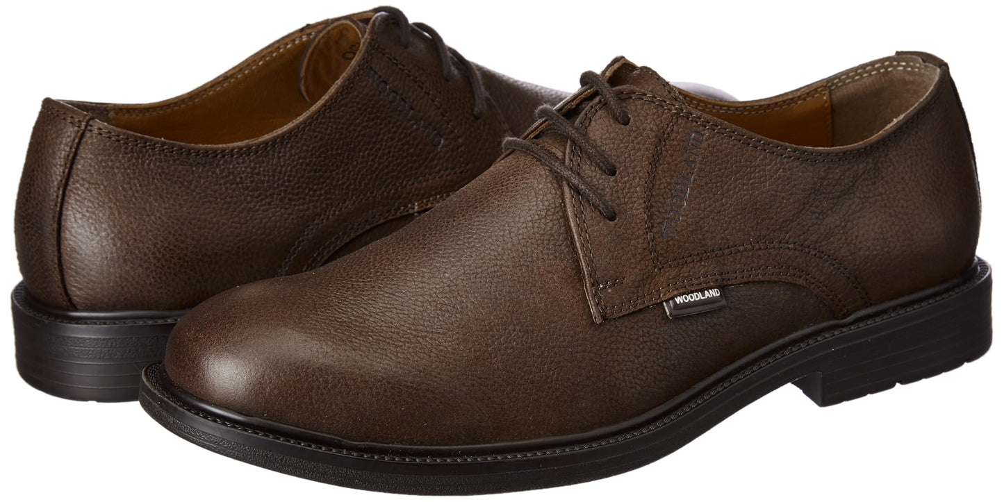 Woodland Men's Dbrown Softy Formal Shoes-8 UK (42EURO) (OGF 6202024)