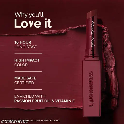 Mamaearth Luxe Matte Long Stay Lipstick 06 Mocha Nude 2g